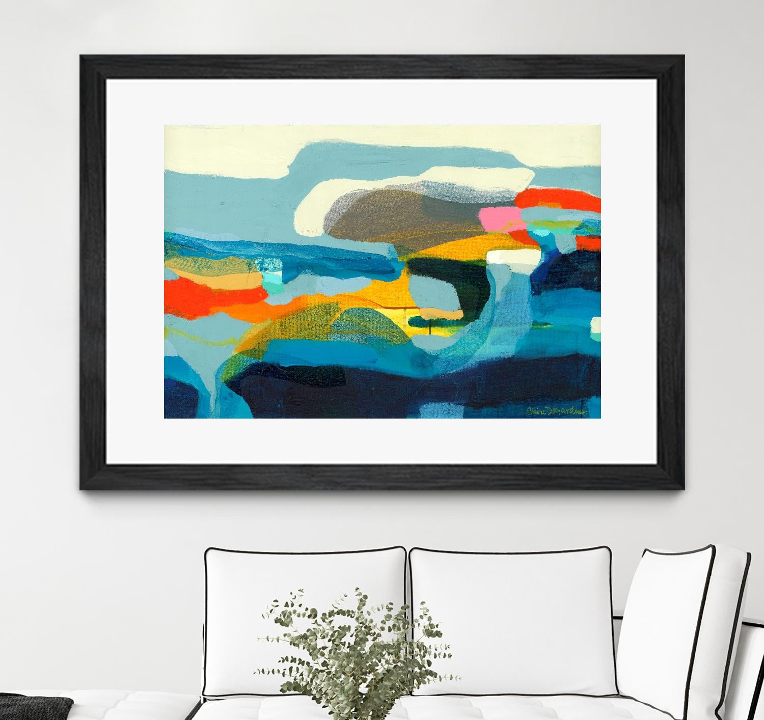 The Ebb and flow of seasons by Claire Desjardins on GIANT ART - red abstract canadian