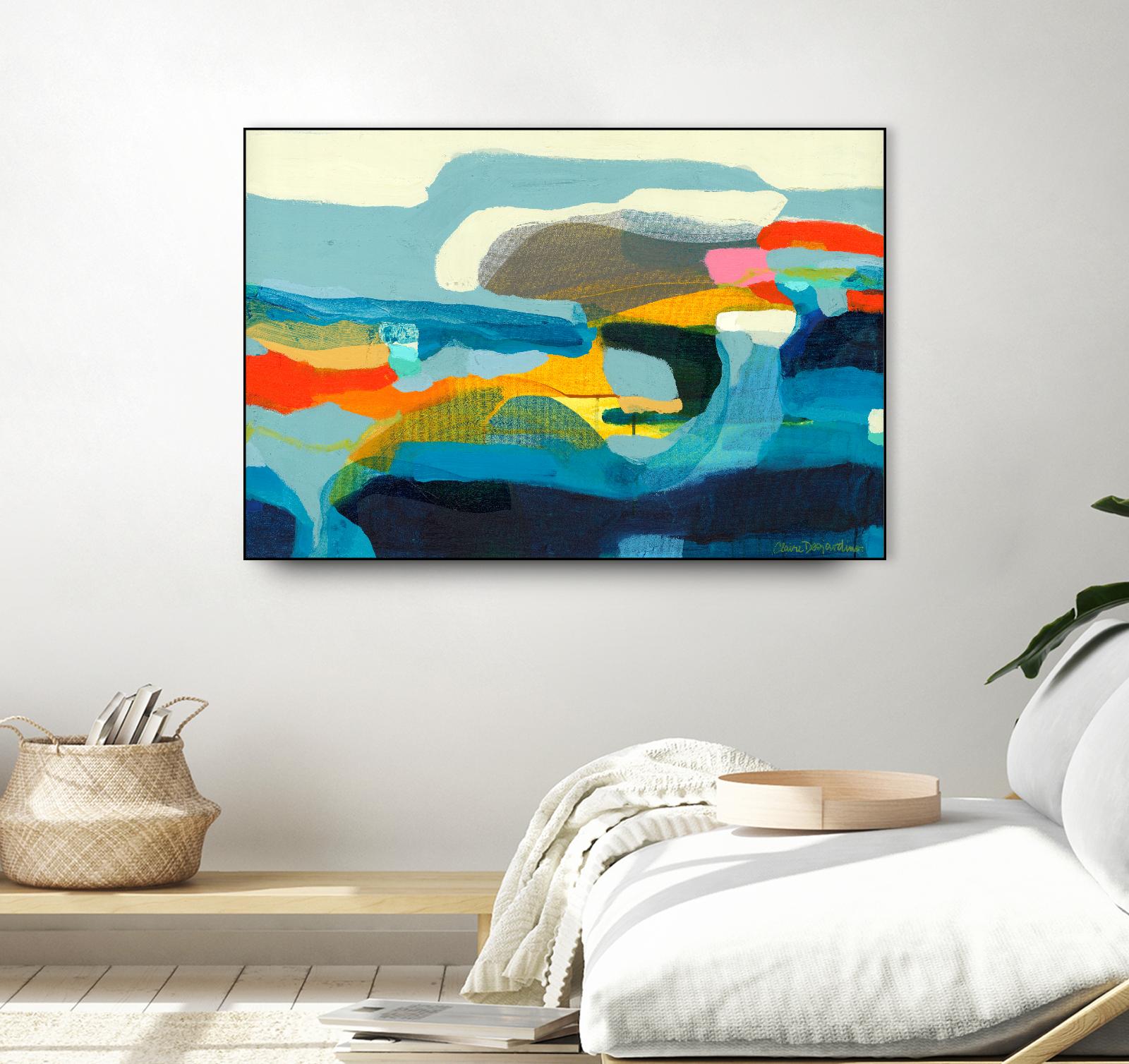 The Ebb and flow of seasons by Claire Desjardins on GIANT ART - yellow abstract