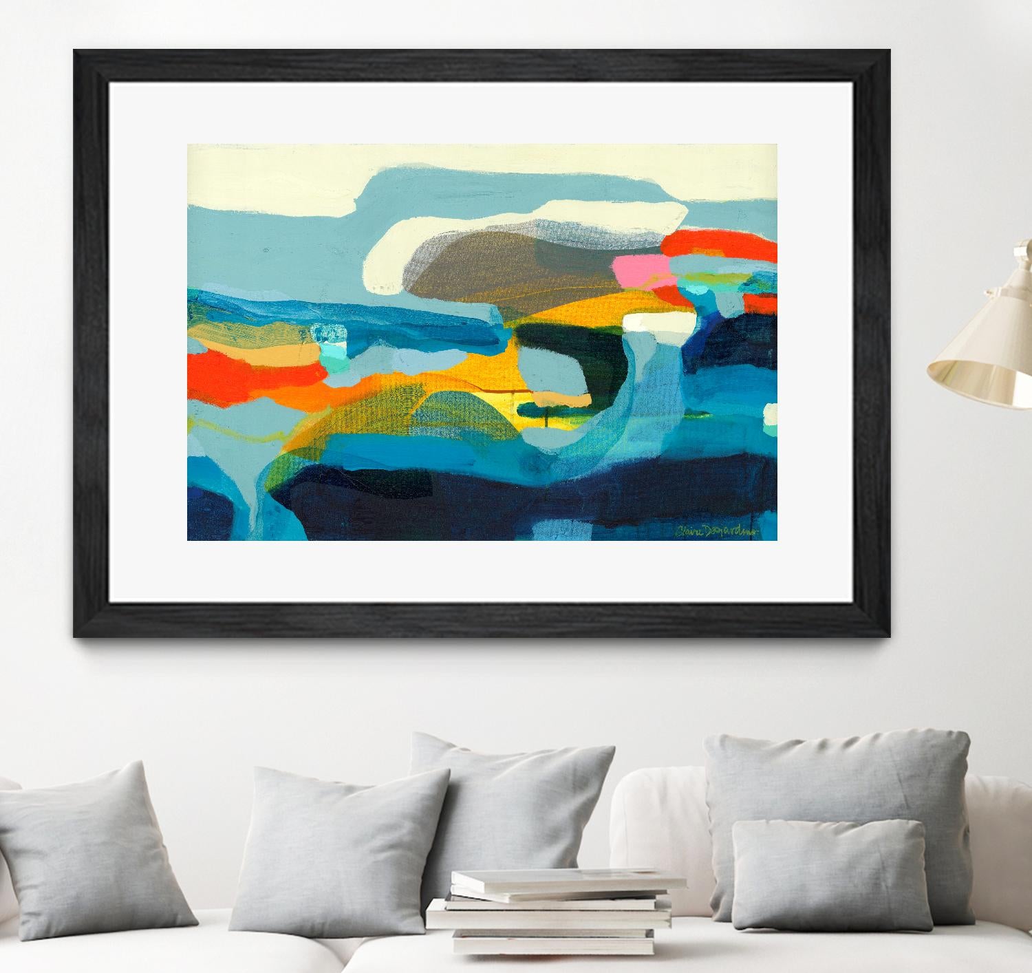 The Ebb and flow of seasons by Claire Desjardins on GIANT ART - red abstract canadian