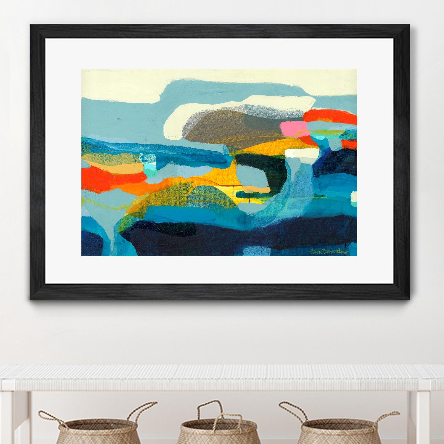 The Ebb and flow of seasons by Claire Desjardins on GIANT ART - red abstract canadian