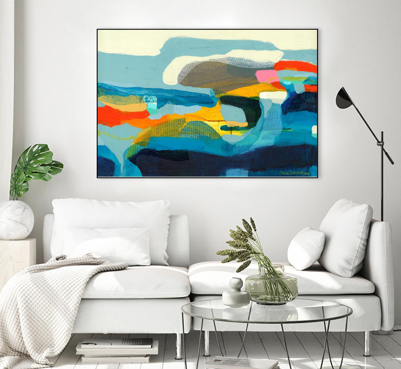 The Ebb and flow of seasons by Claire Desjardins on GIANT ART - yellow abstract