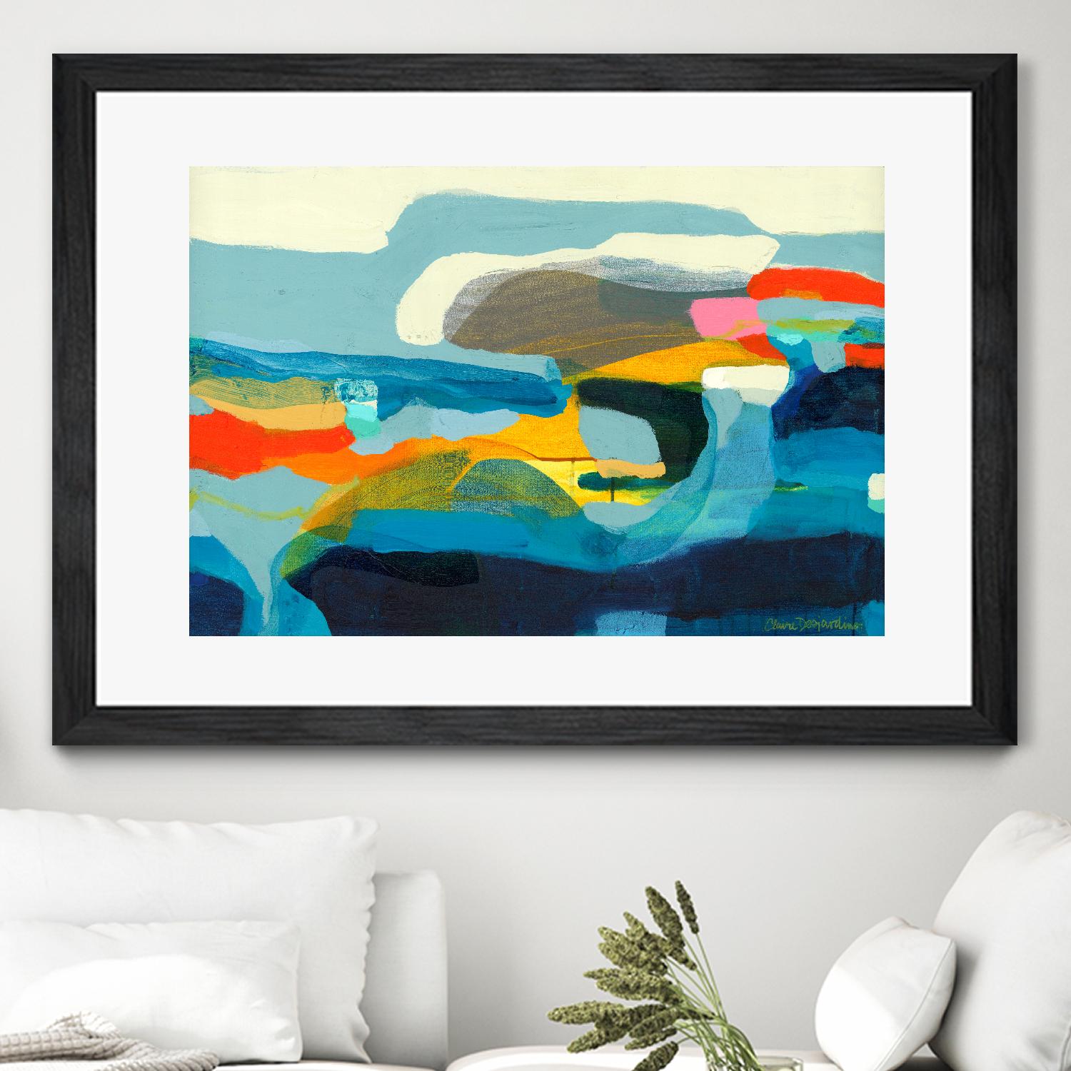 The Ebb and flow of seasons by Claire Desjardins on GIANT ART - red abstract canadian