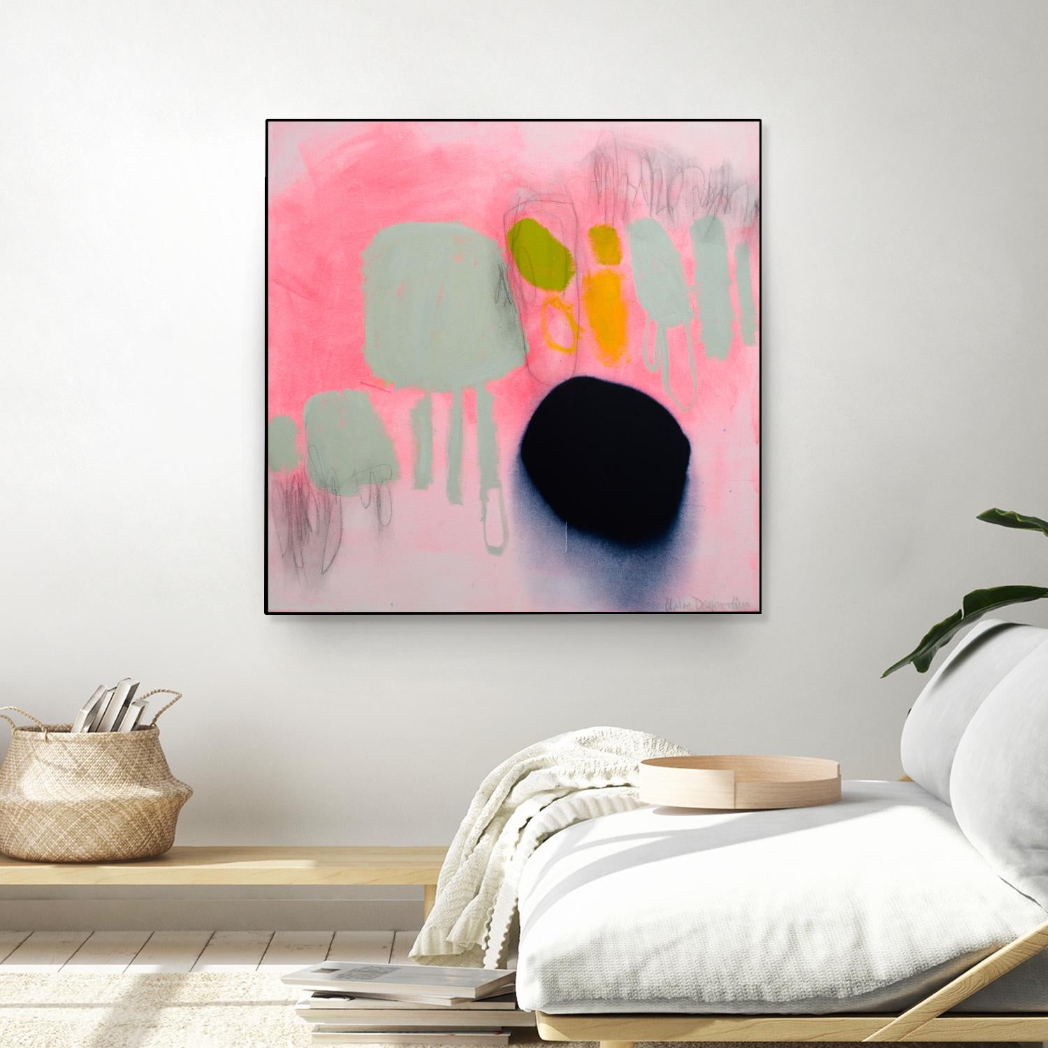 My safe and sound by Claire Desjardins on GIANT ART - pink abstract