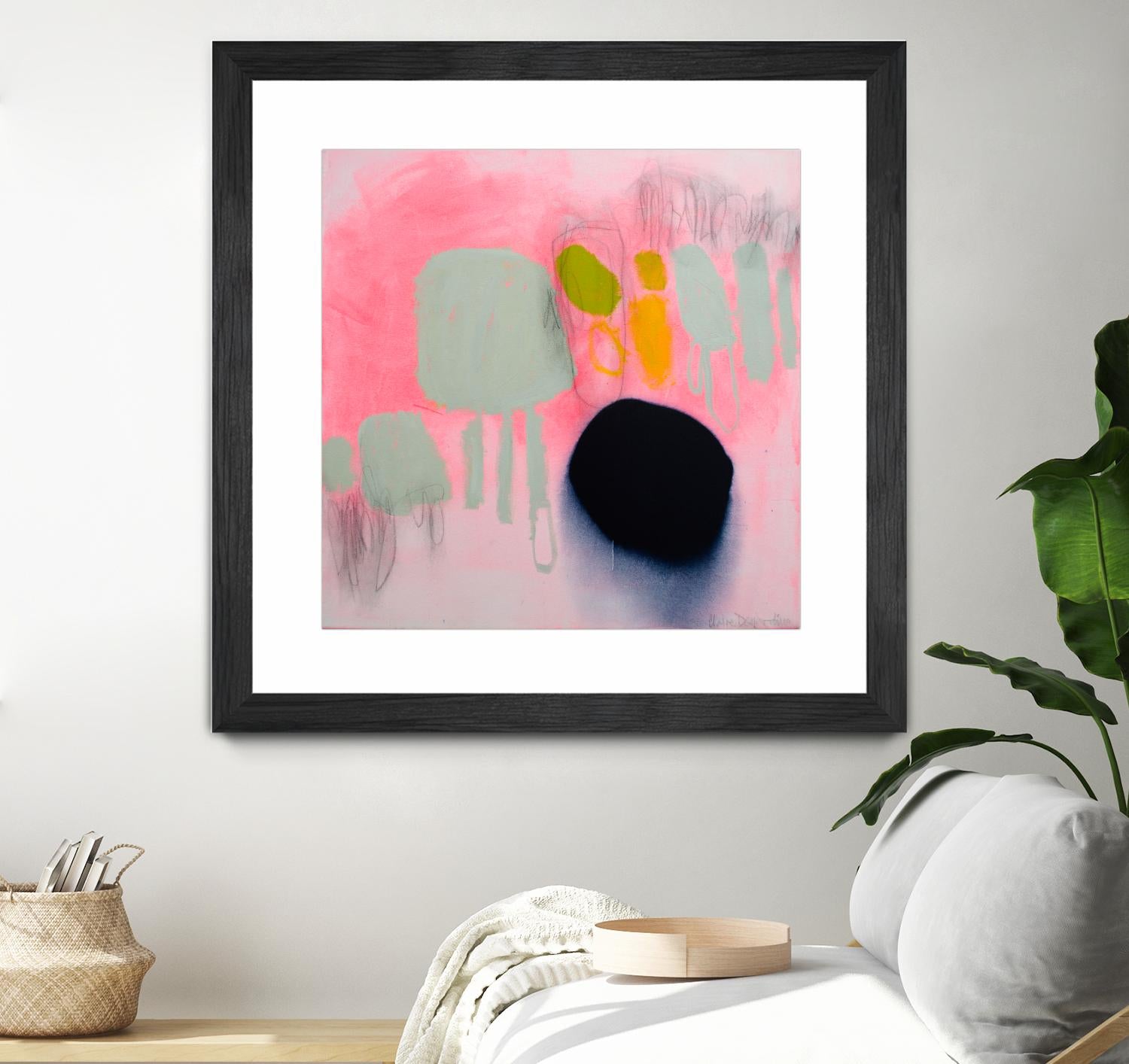 My safe and sound by Claire Desjardins on GIANT ART - pink abstract