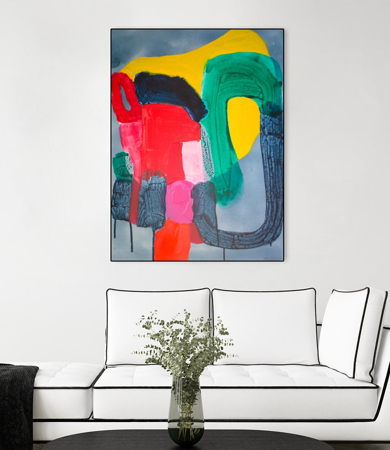 Wish It could be this Easy by Claire Desjardins on GIANT ART - green abstract