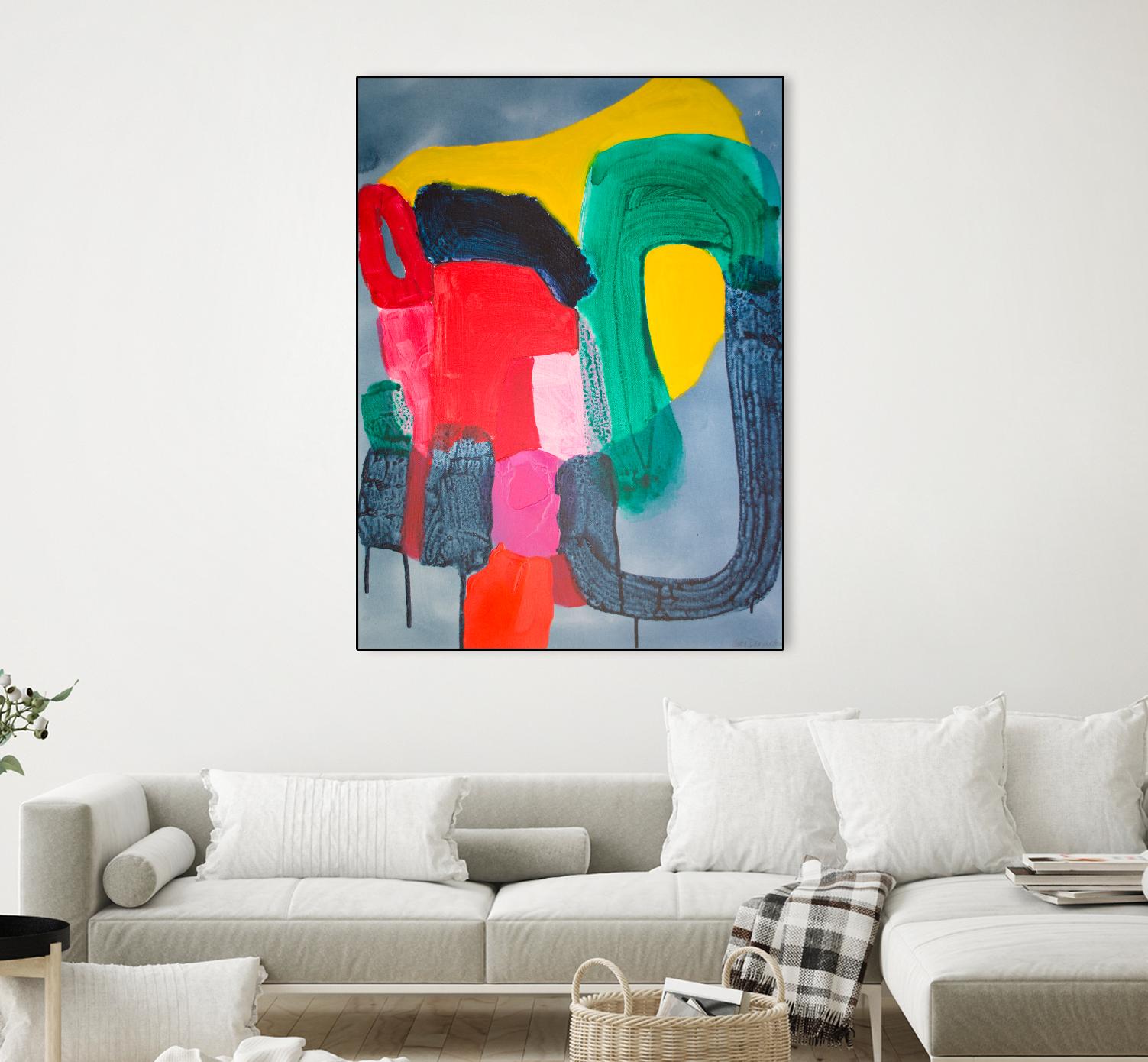 Wish It could be this Easy by Claire Desjardins on GIANT ART - green abstract