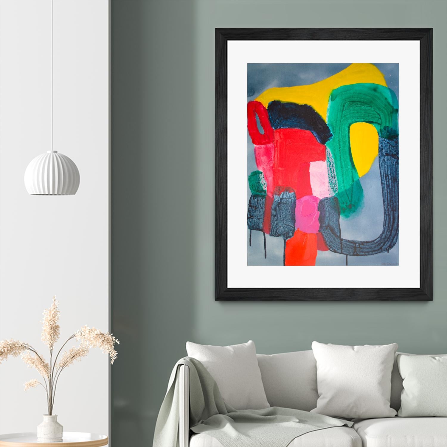 Wish It could be this Easy by Claire Desjardins on GIANT ART - pink abstract canadian