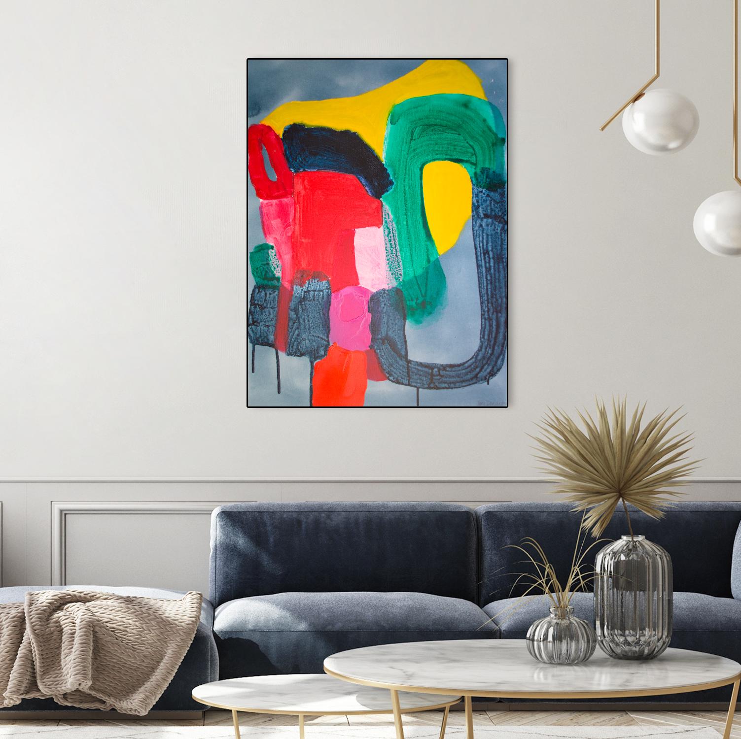 Wish It could be this Easy by Claire Desjardins on GIANT ART - green abstract