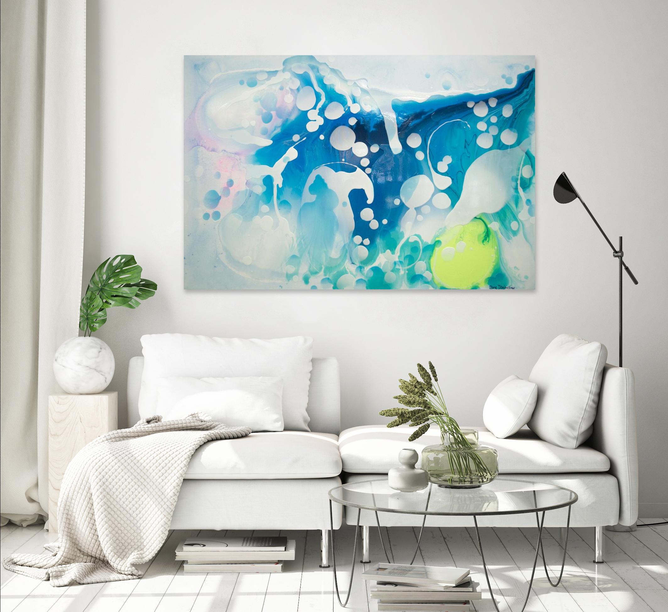 Create a Splash by Claire Desjardins on GIANT ART - green abstract canadian