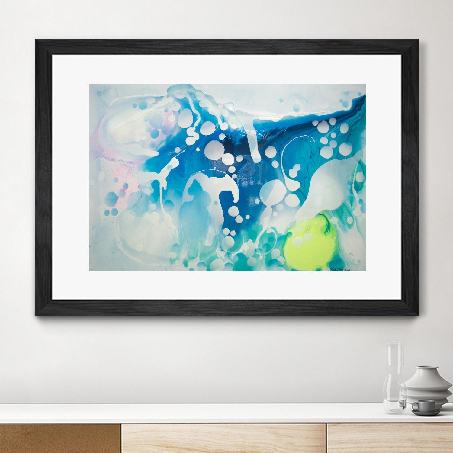 Create a Splash by Claire Desjardins on GIANT ART - green abstract canadian