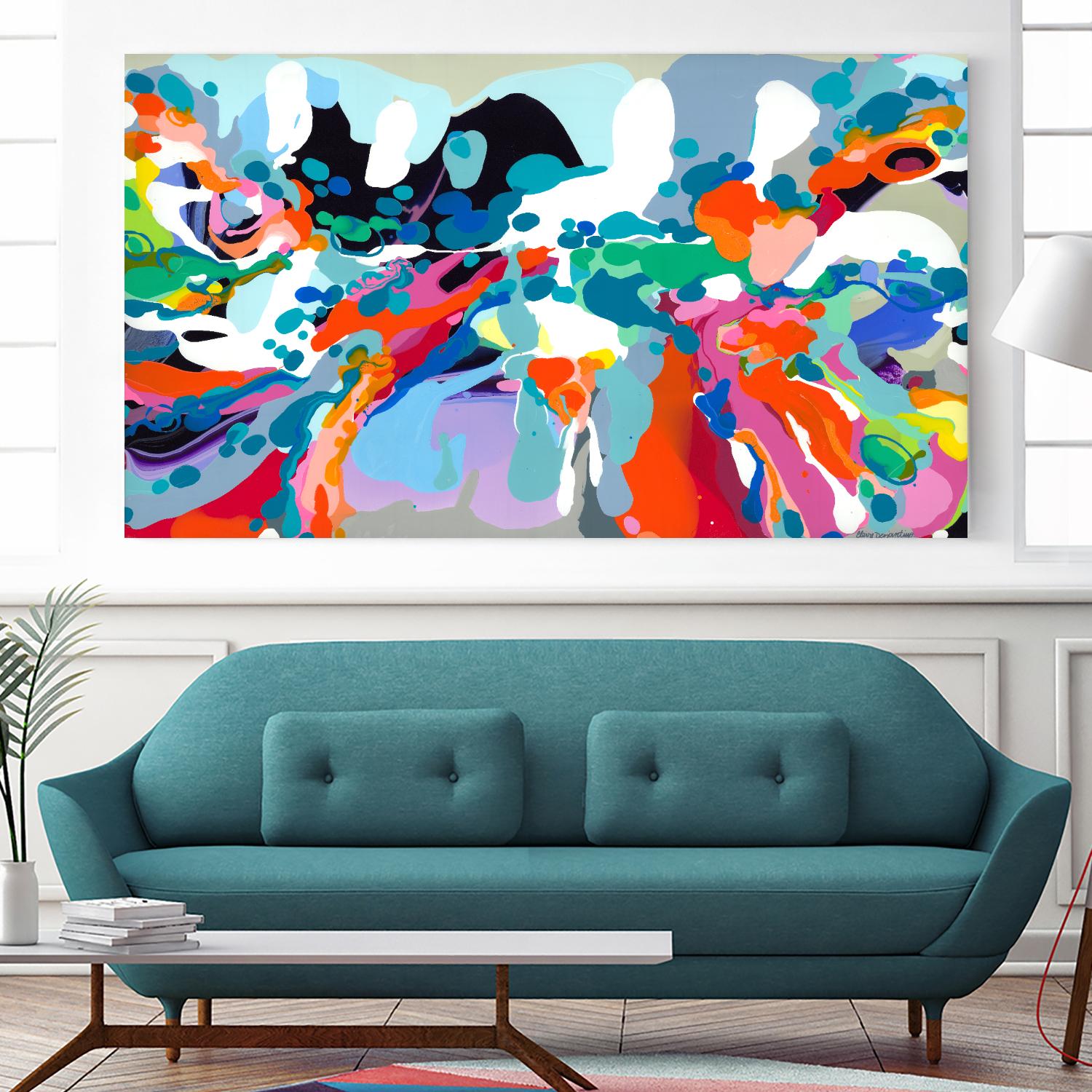 Imagine That by Claire Desjardins on GIANT ART - white abstract