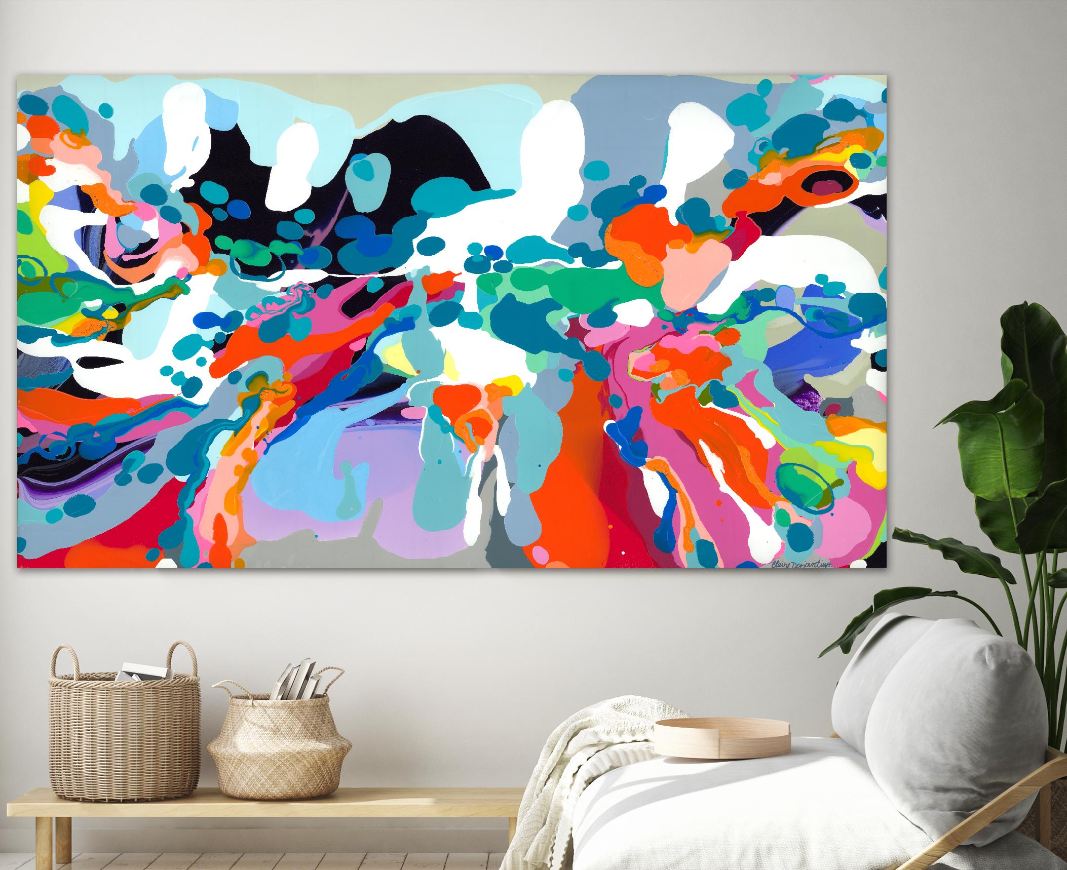 Imagine That by Claire Desjardins on GIANT ART - white abstract