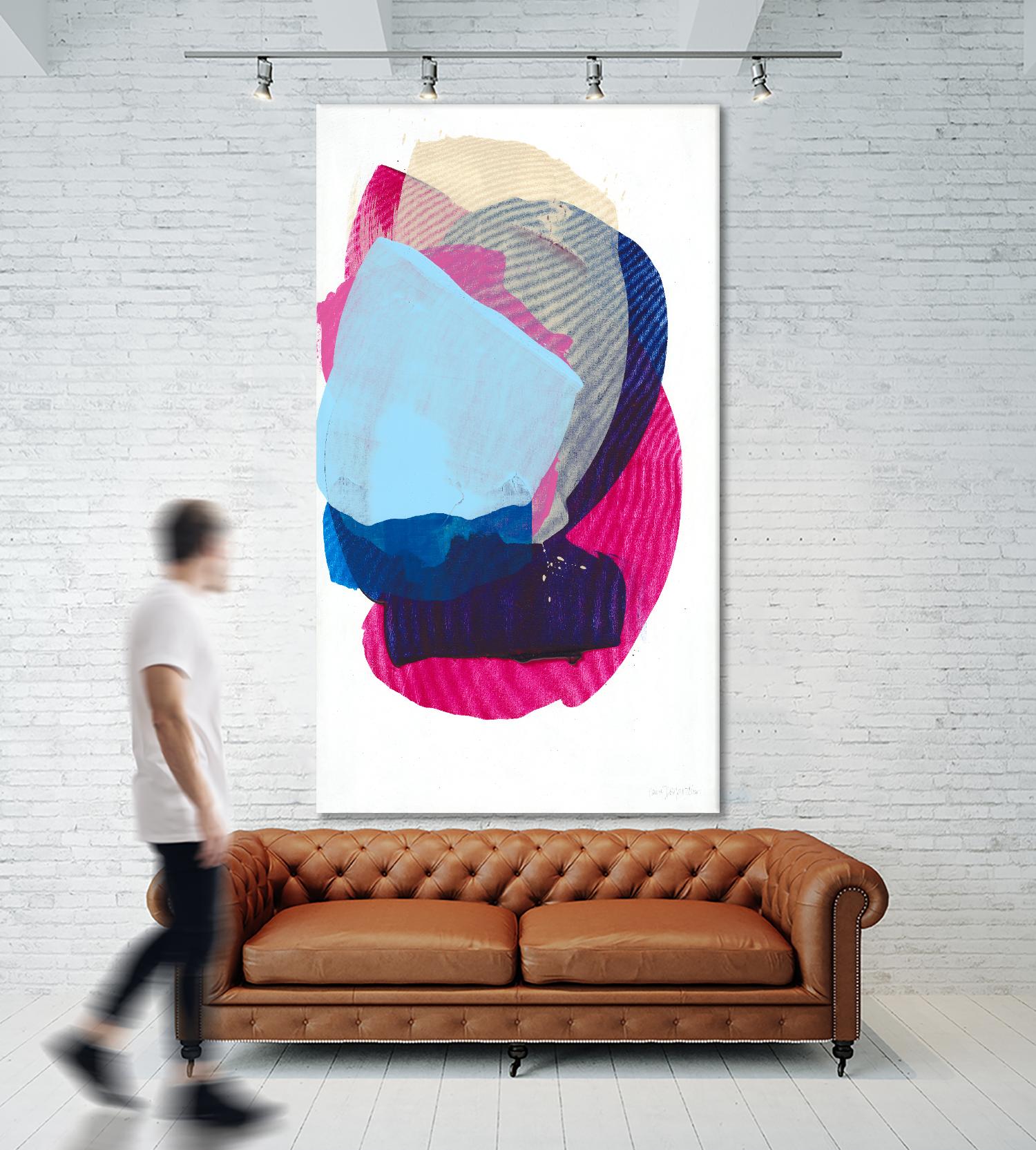 California 04 by Claire Desjardins on GIANT ART - bleu abstract