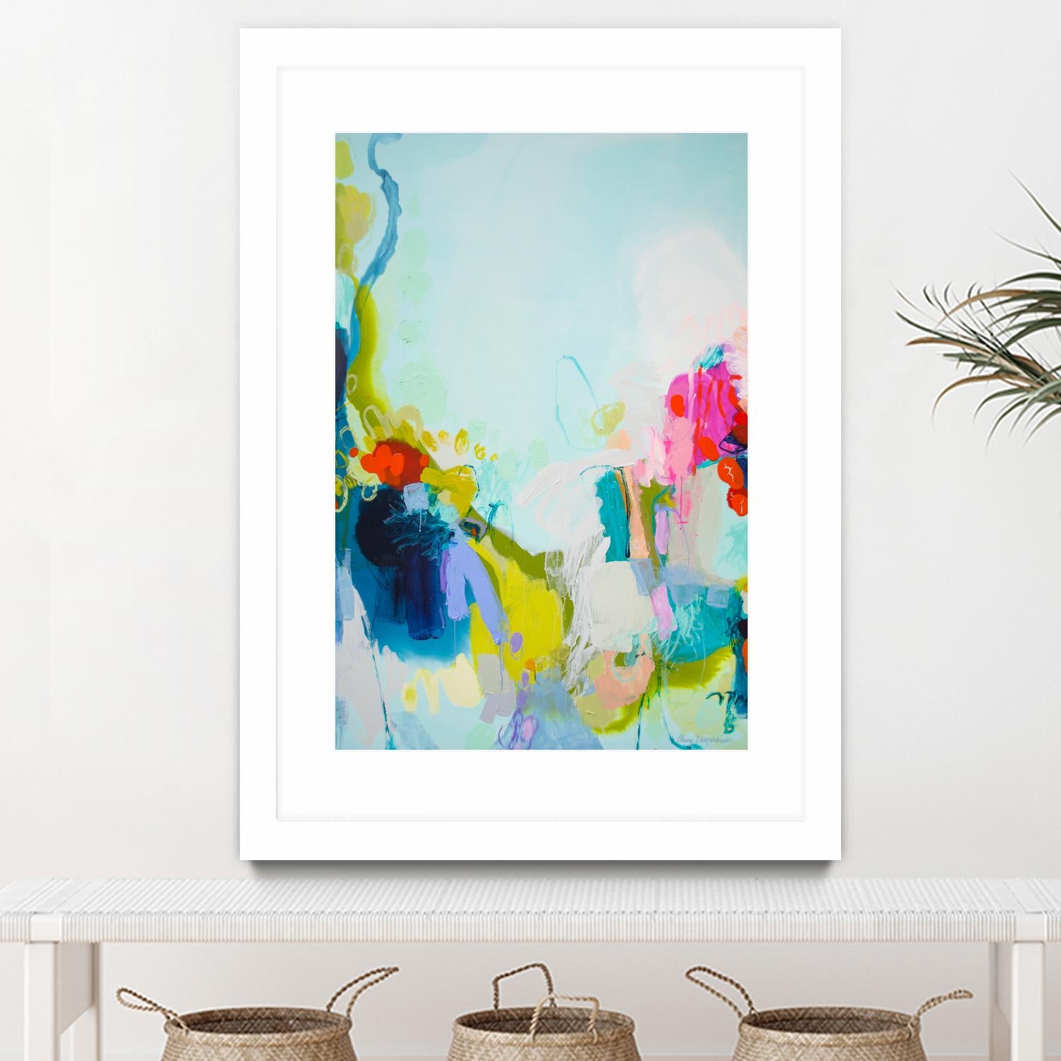 Cant you see by Claire Desjardins on GIANT ART - red abstract