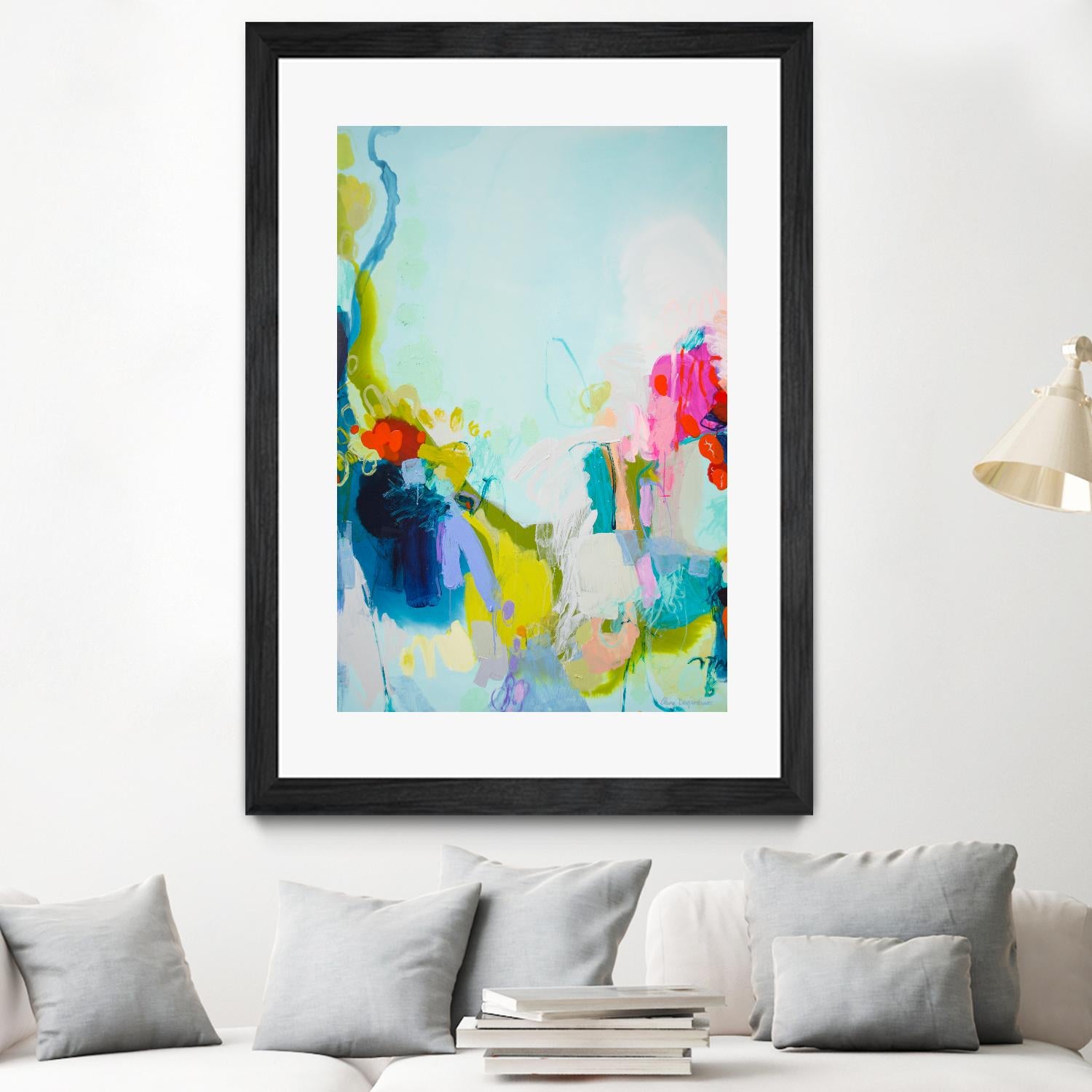 Cant you see by Claire Desjardins on GIANT ART - red abstract