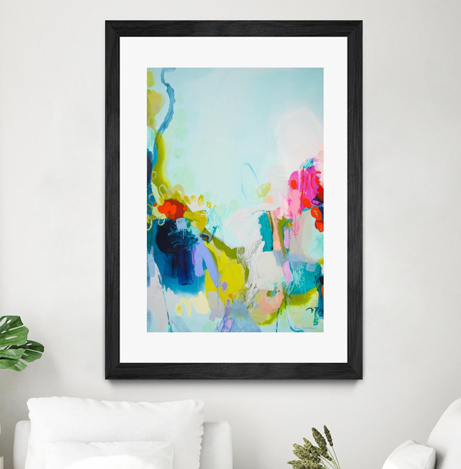 Cant you see by Claire Desjardins on GIANT ART - red abstract