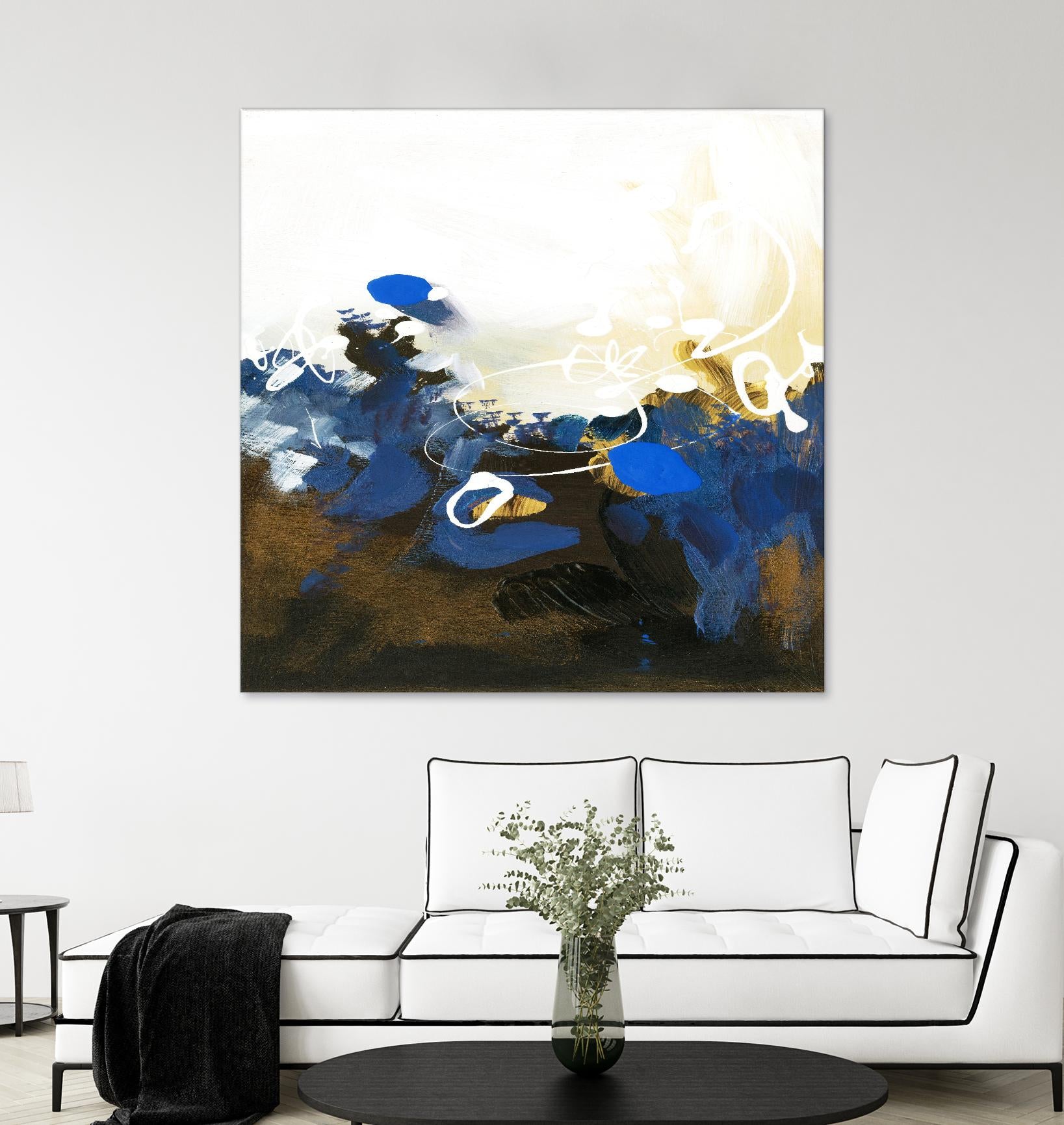 Blue Abstract by Meejlau on GIANT ART - blue abstract