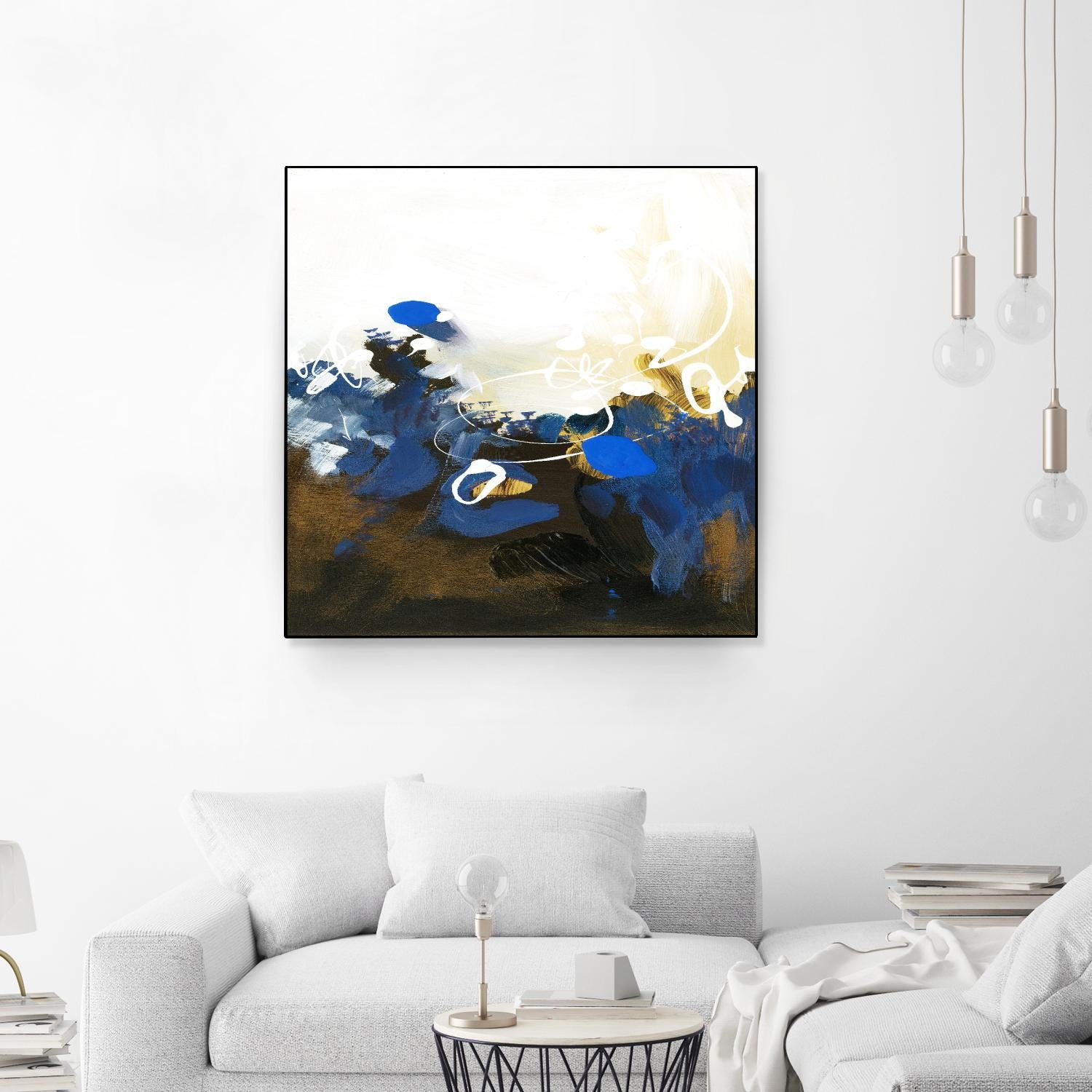 Blue Abstract by Meejlau on GIANT ART - blue abstract