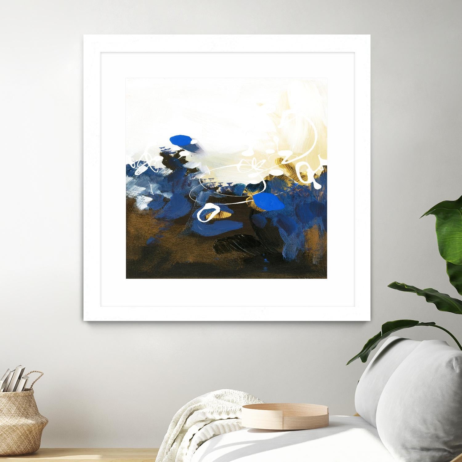 Blue Abstract by Meejlau on GIANT ART - blue abstract