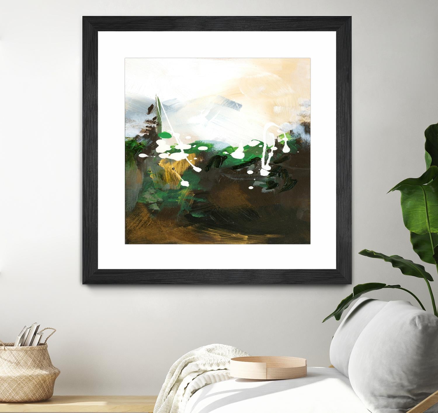 Green Abstract by Meejlau on GIANT ART - green abstract