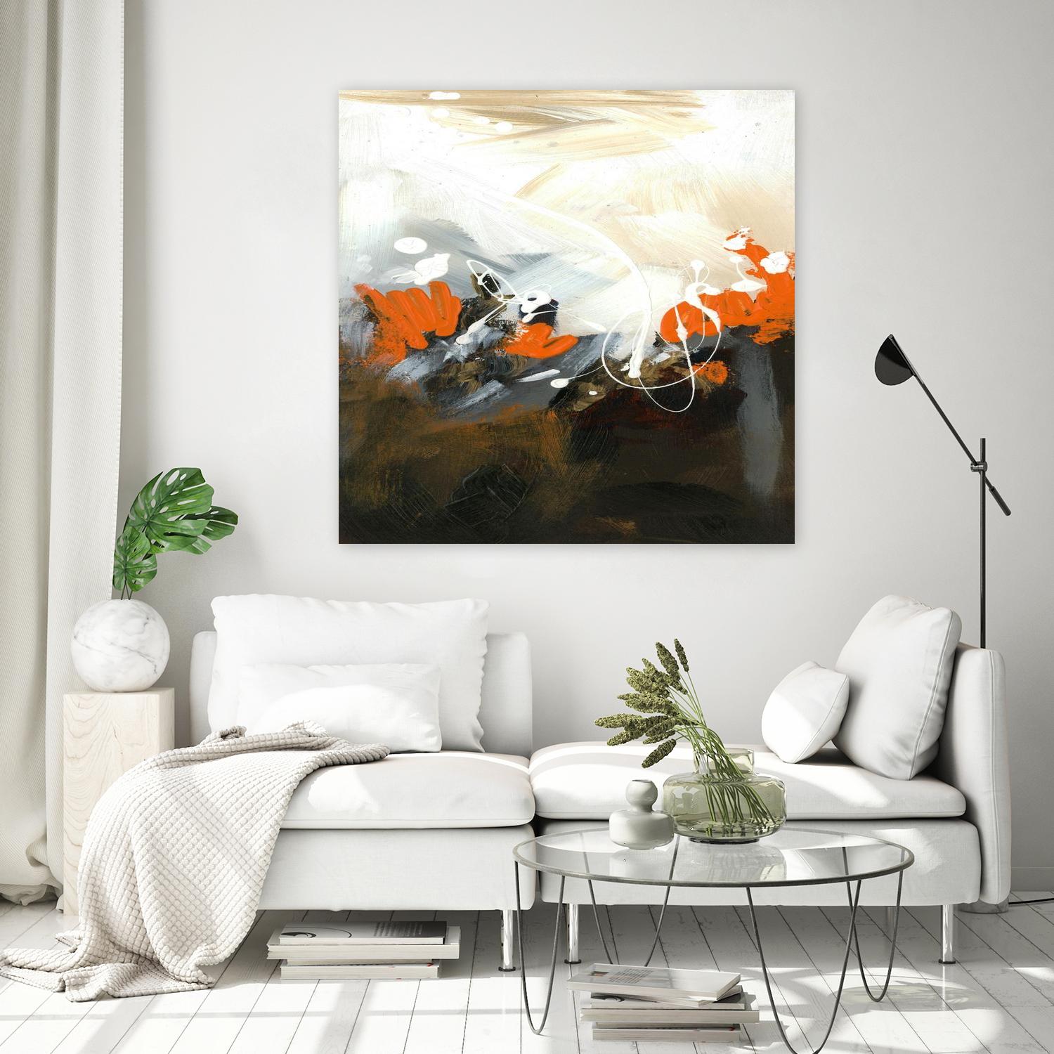 Orange Abstract by Meejlau on GIANT ART - orange abstract