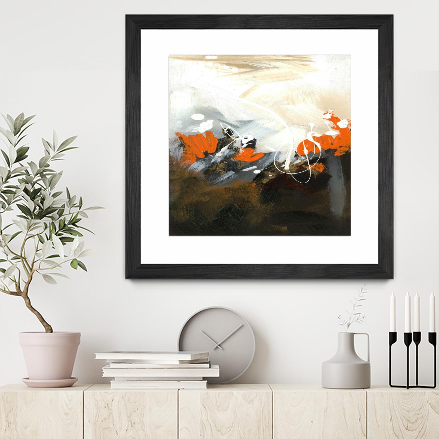 Orange Abstract by Meejlau on GIANT ART - orange abstract