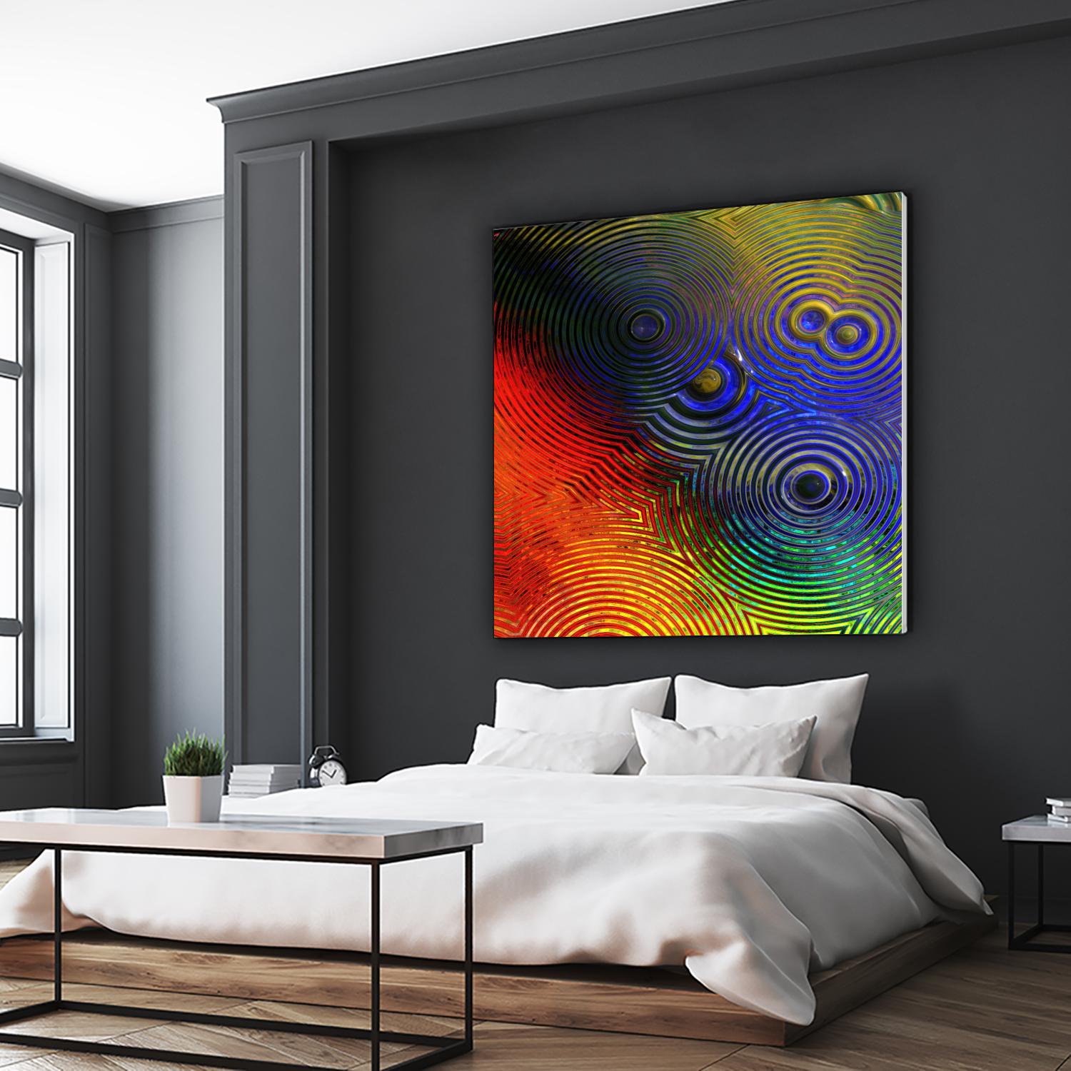 Colorful Abstract I by Jean-François Dupuis on GIANT ART - blue abstract