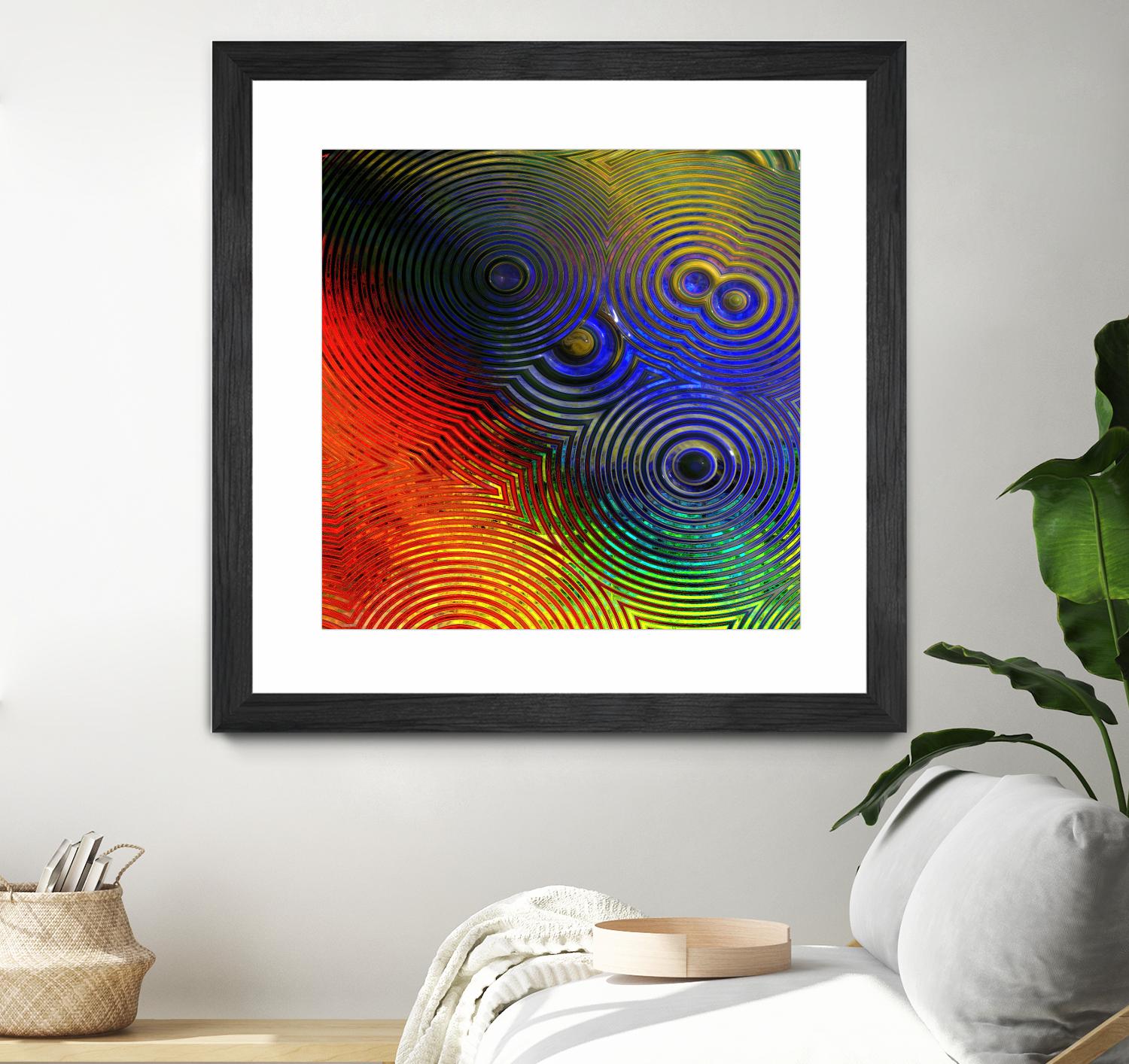 Colorful Abstract I by Jean-François Dupuis on GIANT ART - blue abstract