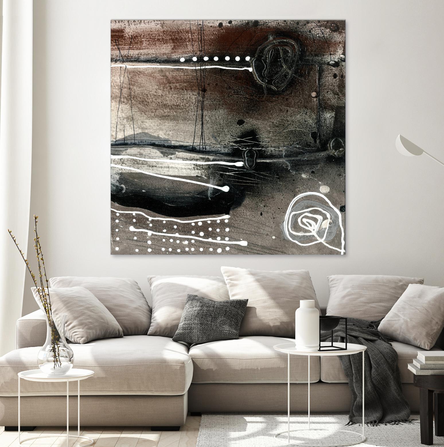 Fatalité (Détail 2) by Sylvie Cloutier on GIANT ART - white abstract