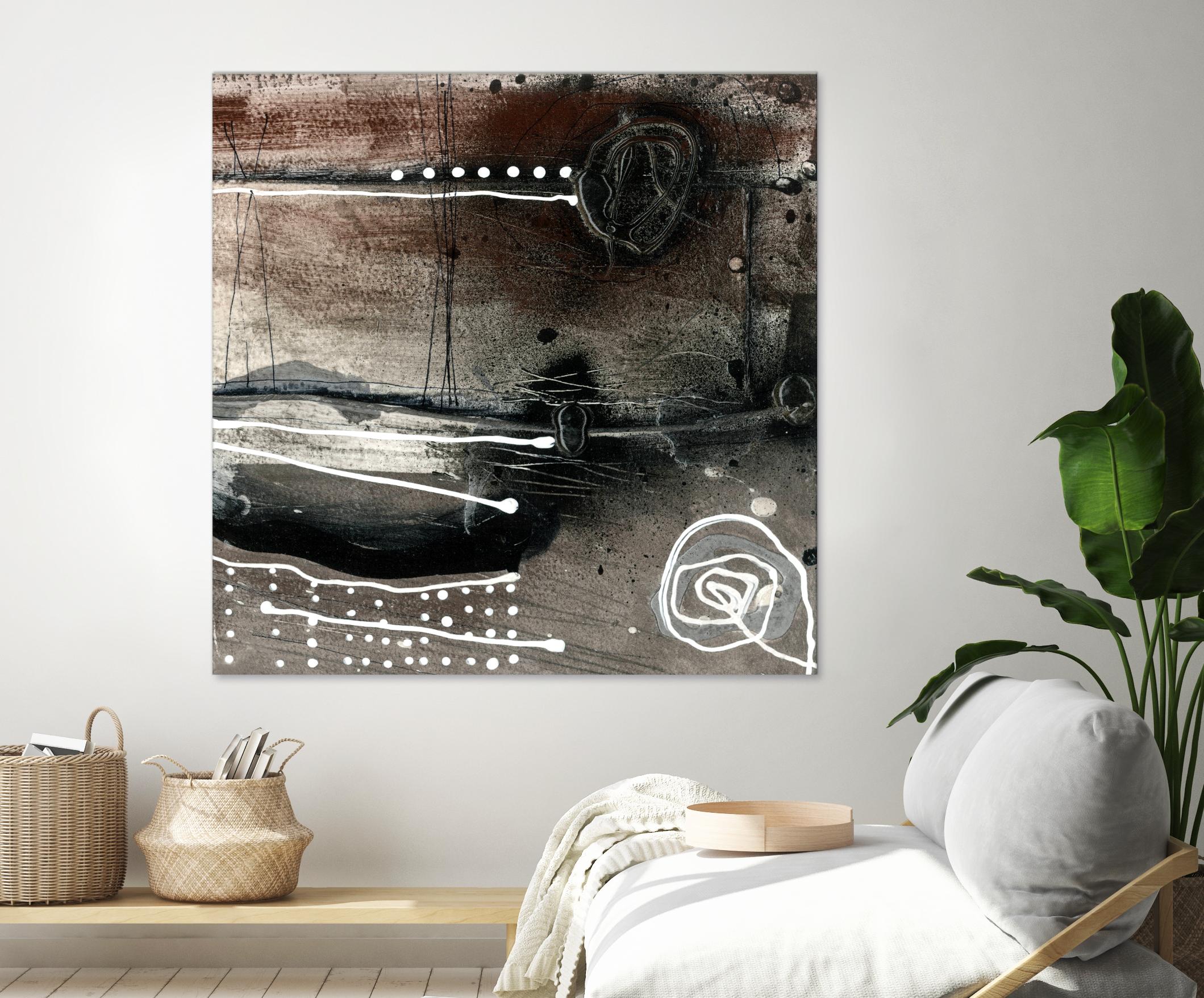 Fatalité (Détail 2) by Sylvie Cloutier on GIANT ART - white abstract