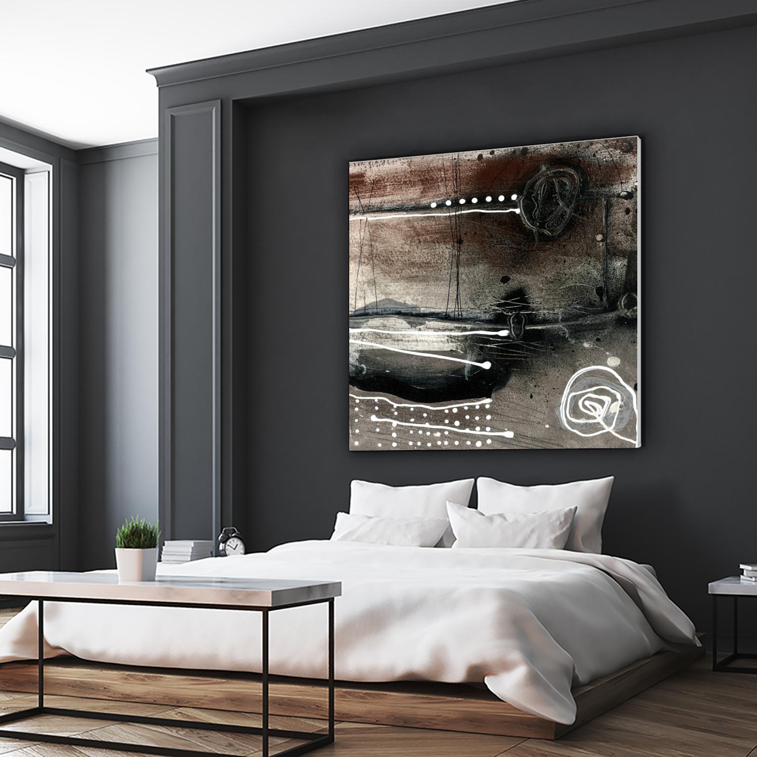 Fatalité (Détail 2) by Sylvie Cloutier on GIANT ART - white abstract