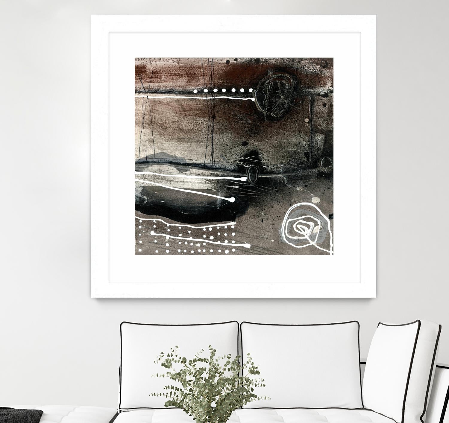 Fatalité (Détail 2) by Sylvie Cloutier on GIANT ART - white abstract