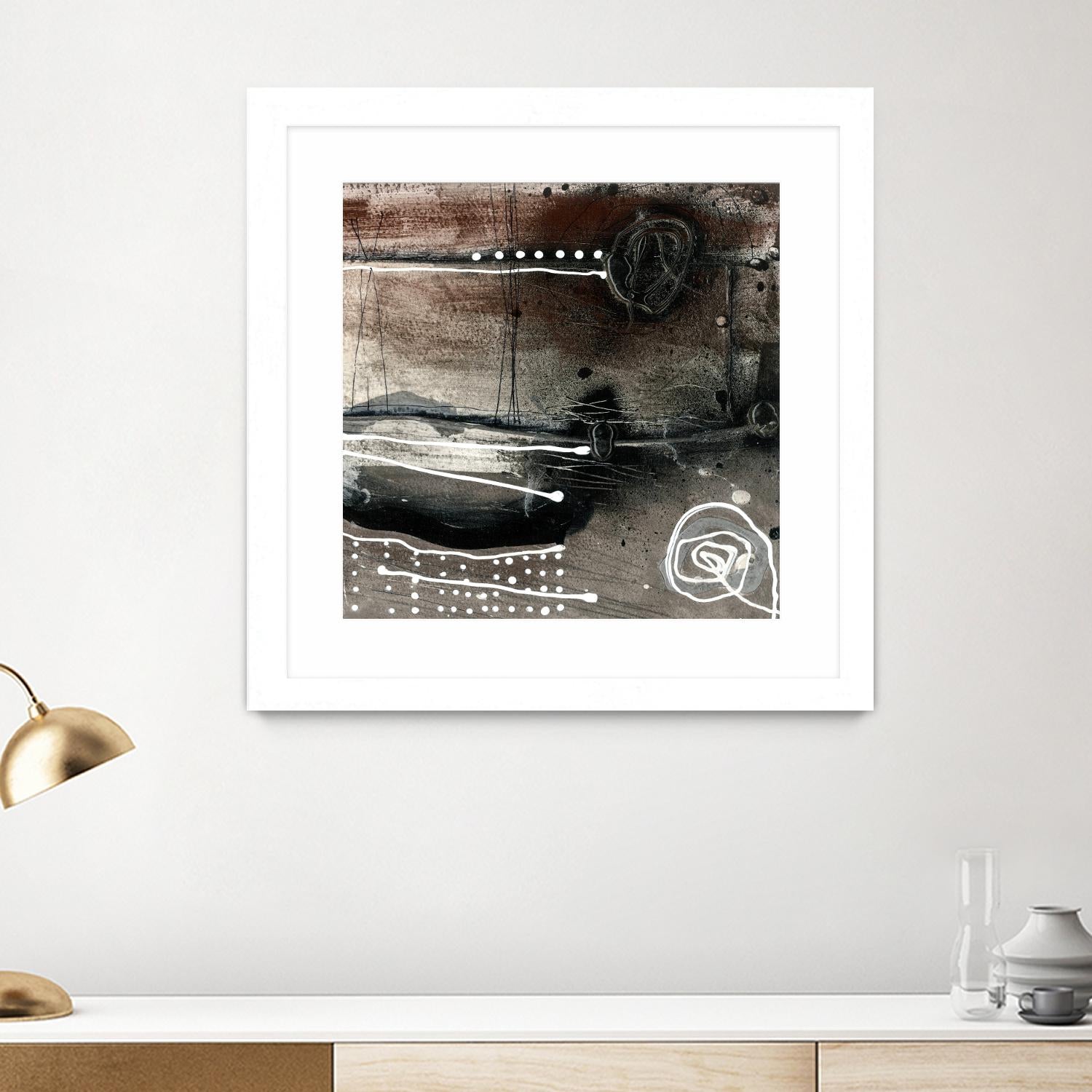 Fatalité (Détail 2) by Sylvie Cloutier on GIANT ART - white abstract