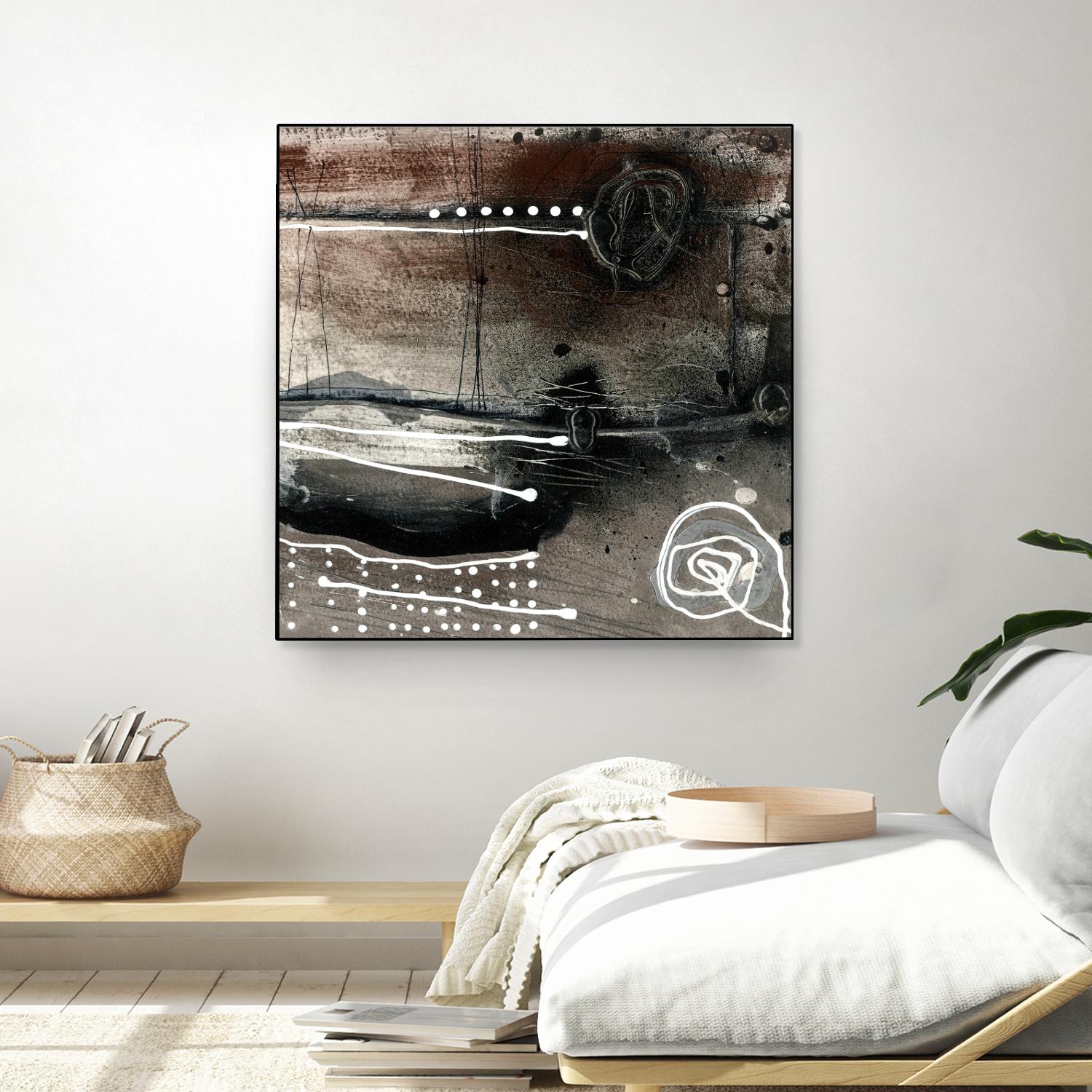 Fatalité (Détail 2) by Sylvie Cloutier on GIANT ART - white abstract