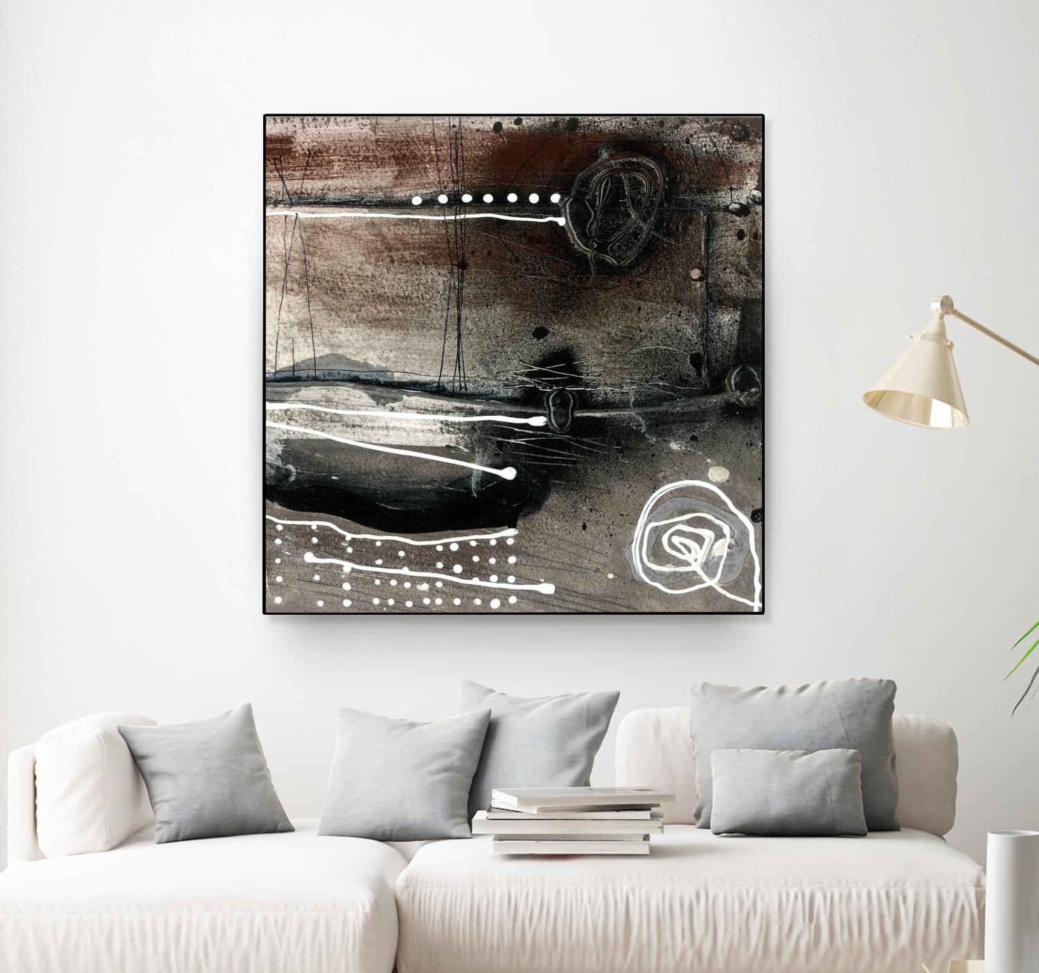 Fatalité (Détail 2) by Sylvie Cloutier on GIANT ART - white abstract