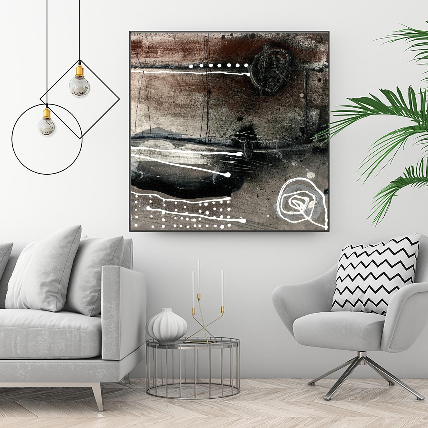 Fatalité (Détail 2) by Sylvie Cloutier on GIANT ART - white abstract