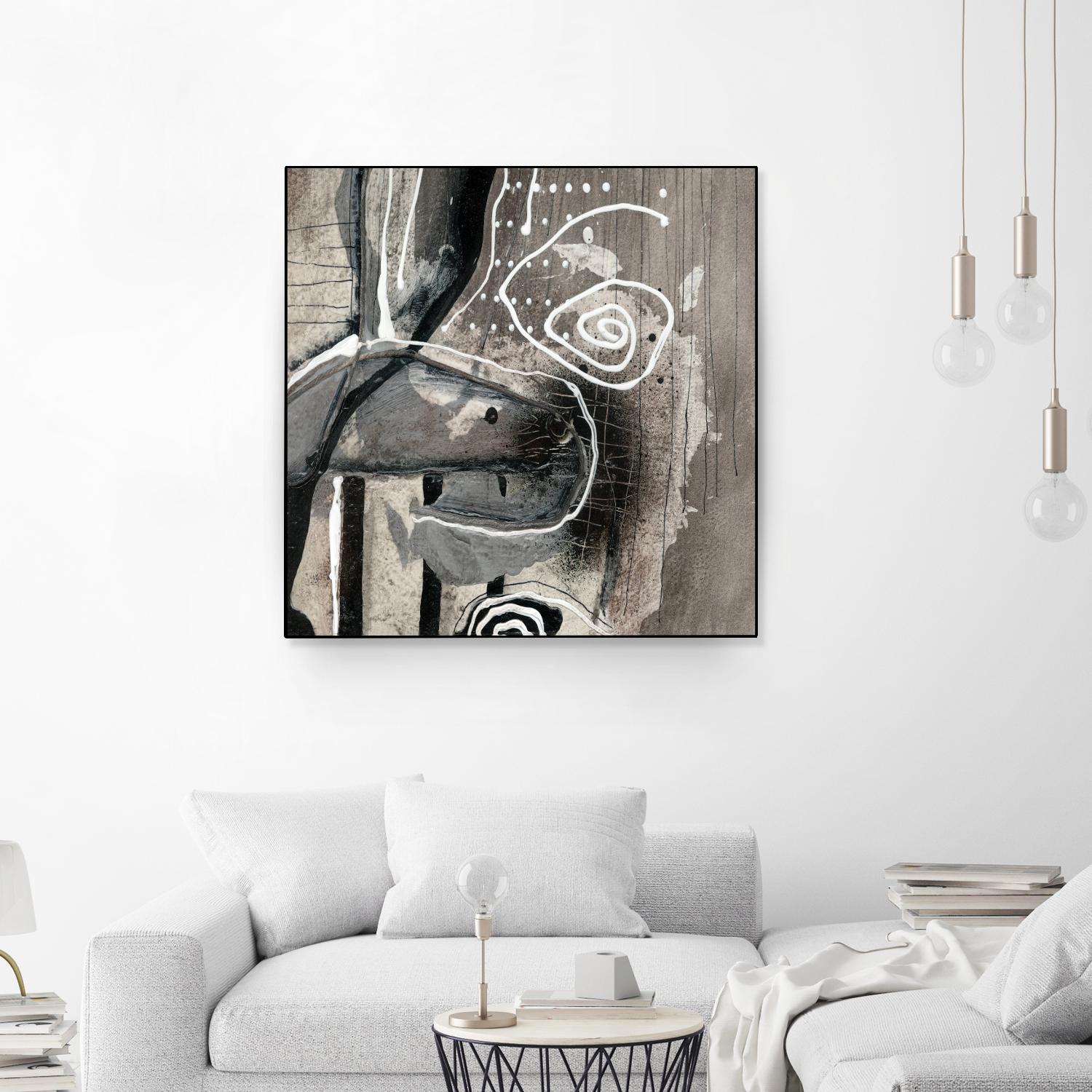 Fatalité (Détail 3) by Sylvie Cloutier on GIANT ART - white abstract