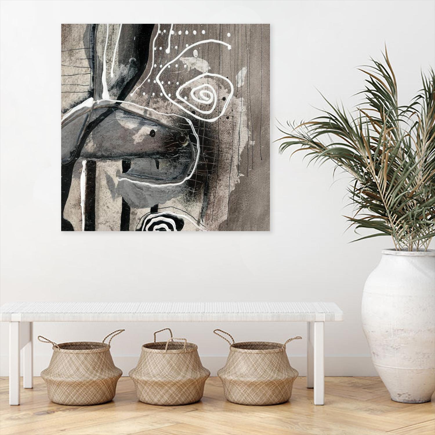 Fatalité (Détail 3) by Sylvie Cloutier on GIANT ART - white abstract