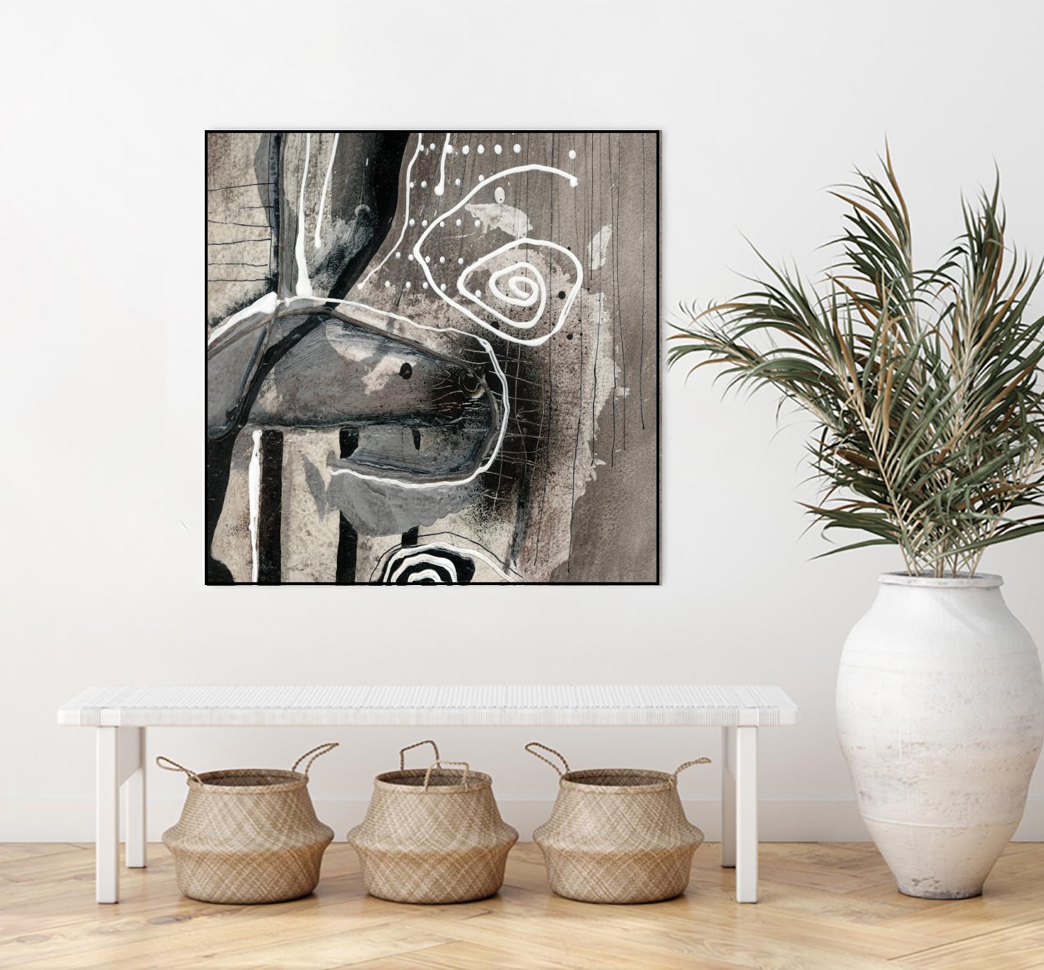 Fatalité (Détail 3) by Sylvie Cloutier on GIANT ART - white abstract