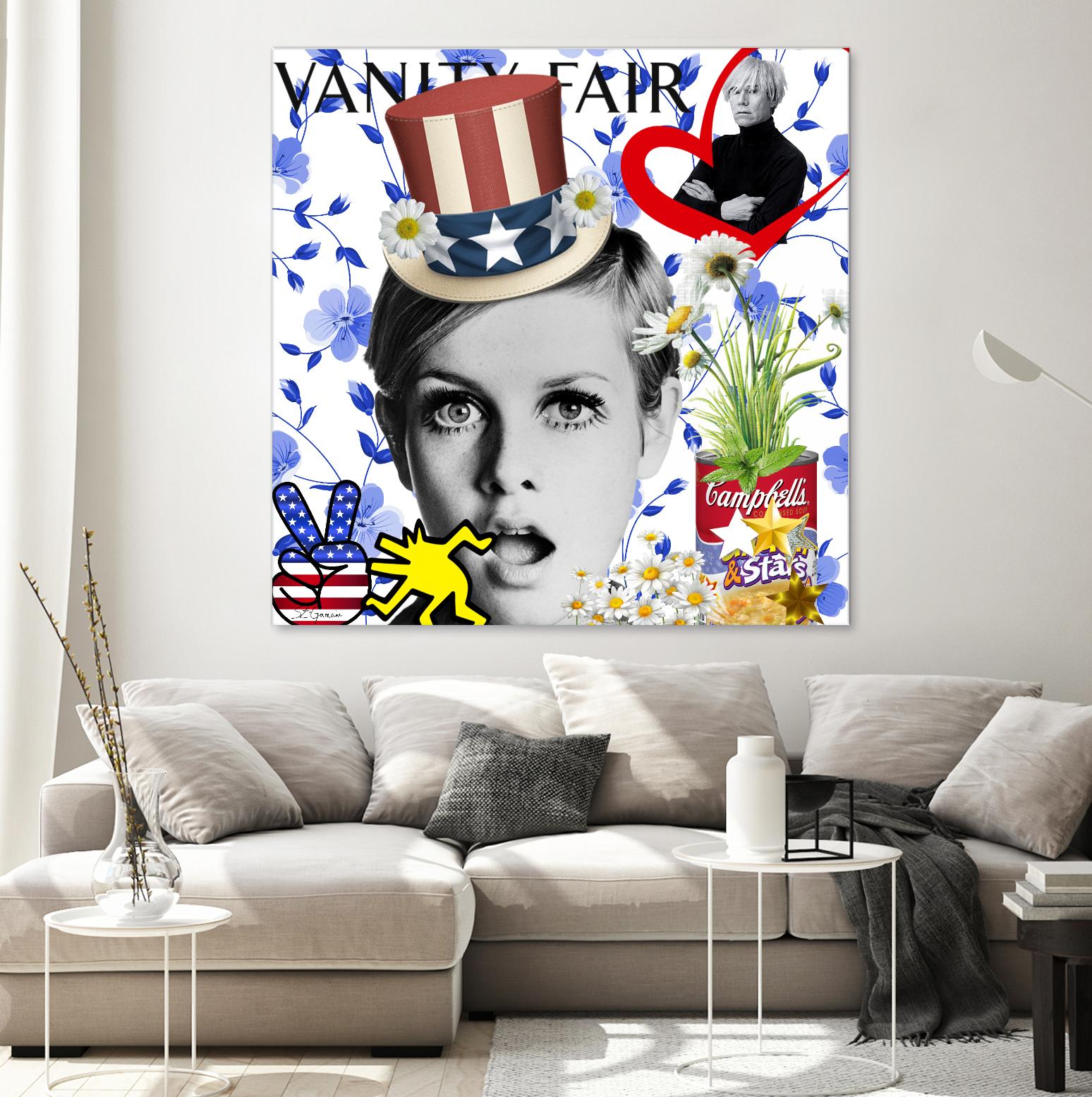 America by Carole  St-Germain on GIANT ART - red pop america