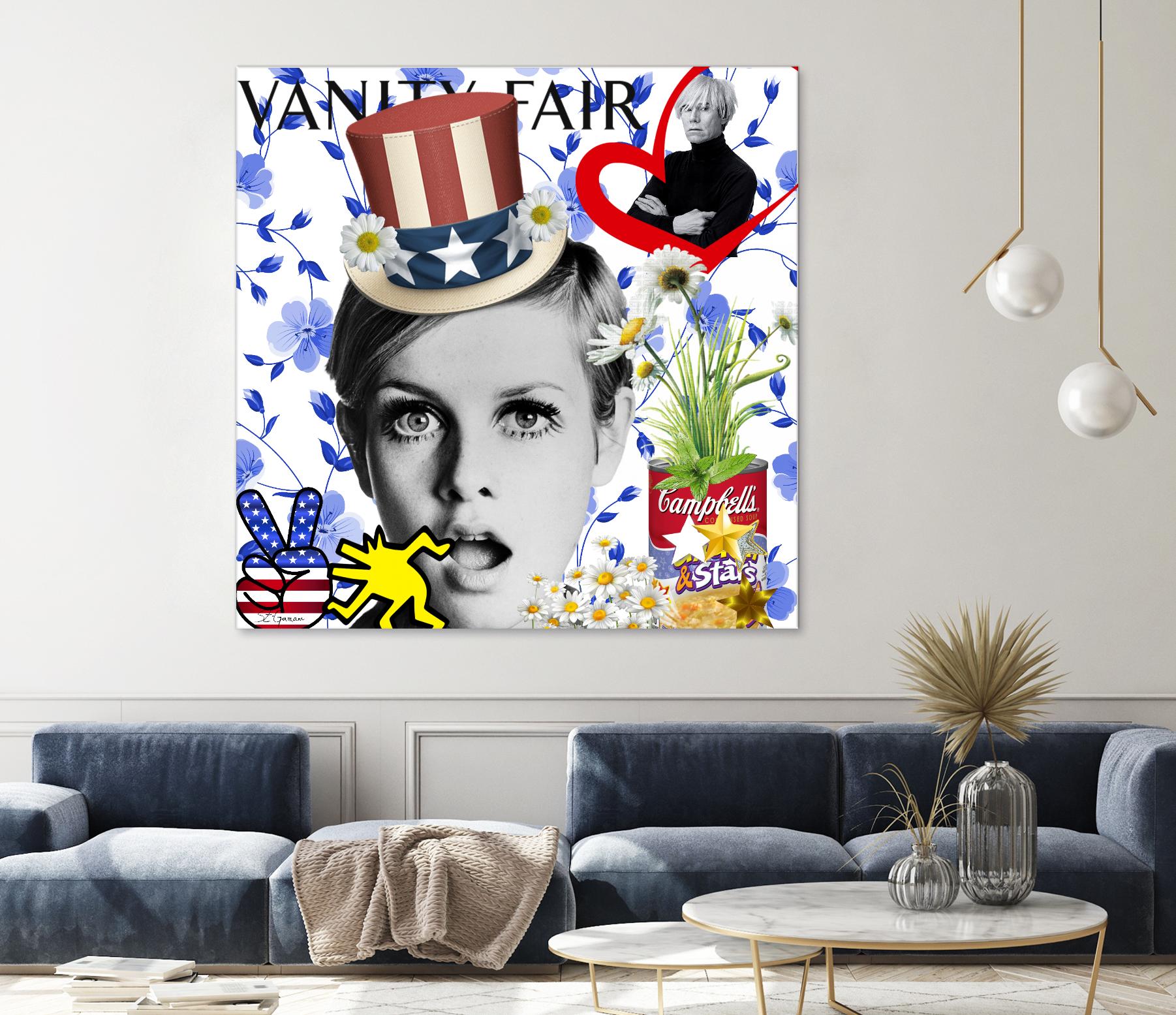 America by Carole  St-Germain on GIANT ART - red pop america