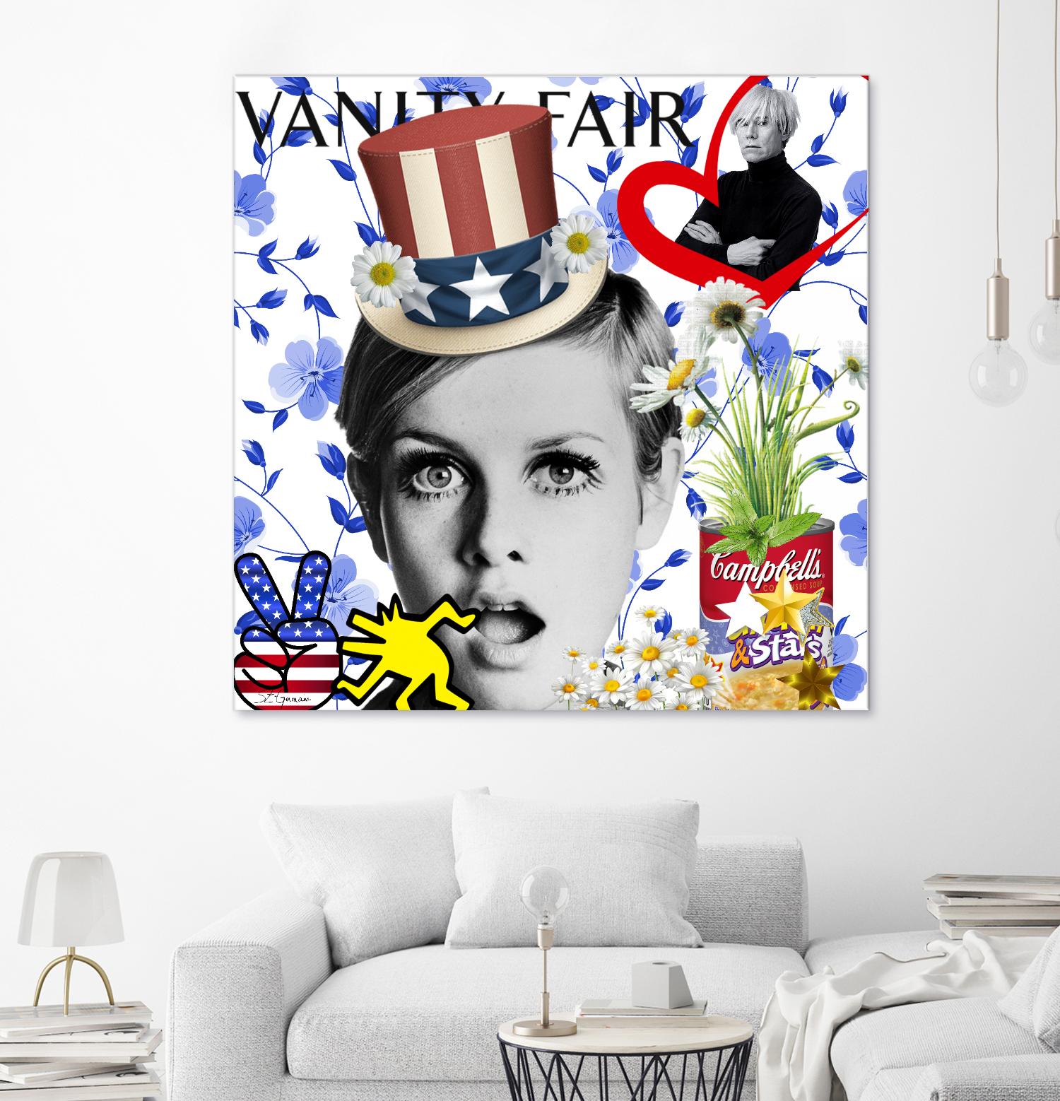 America by Carole  St-Germain on GIANT ART - red pop america