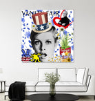 America by Carole  St-Germain on GIANT ART - red pop america