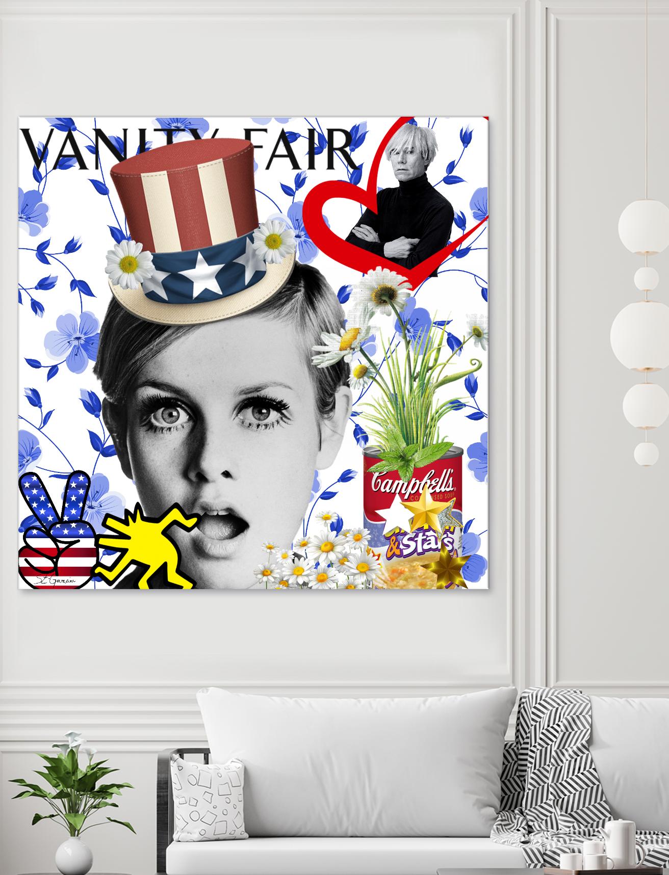 America by Carole  St-Germain on GIANT ART - red pop america