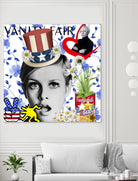 America by Carole  St-Germain on GIANT ART - red pop america