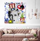 America by Carole  St-Germain on GIANT ART - red pop america