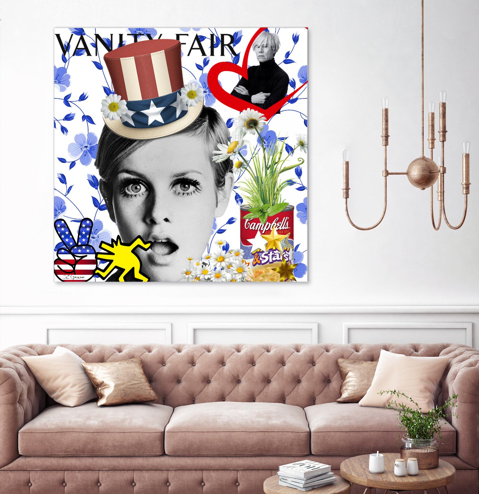 America by Carole  St-Germain on GIANT ART - red pop america