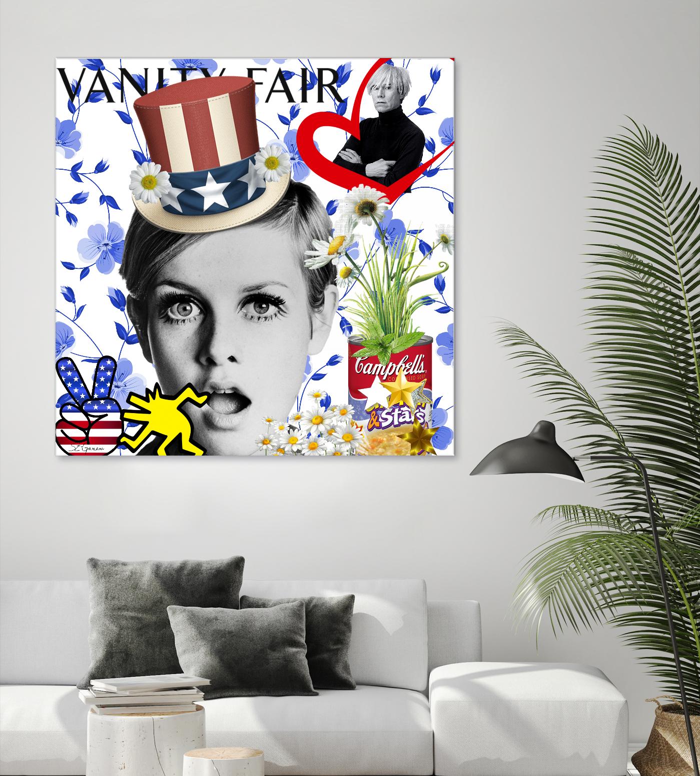 America by Carole  St-Germain on GIANT ART - red pop america