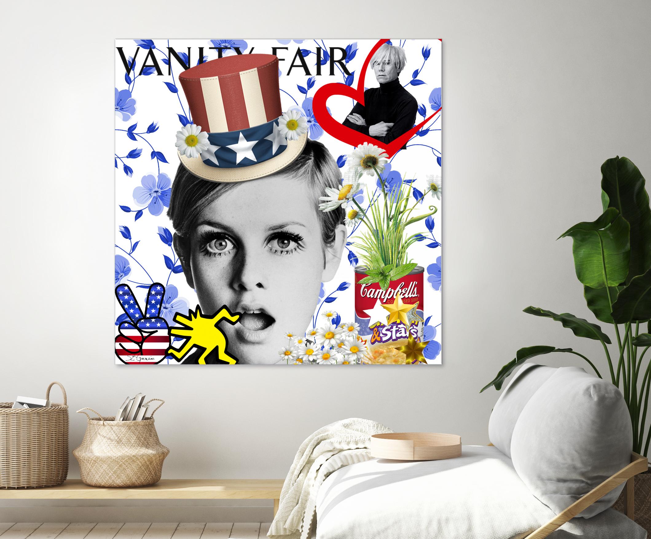 America by Carole  St-Germain on GIANT ART - red pop america