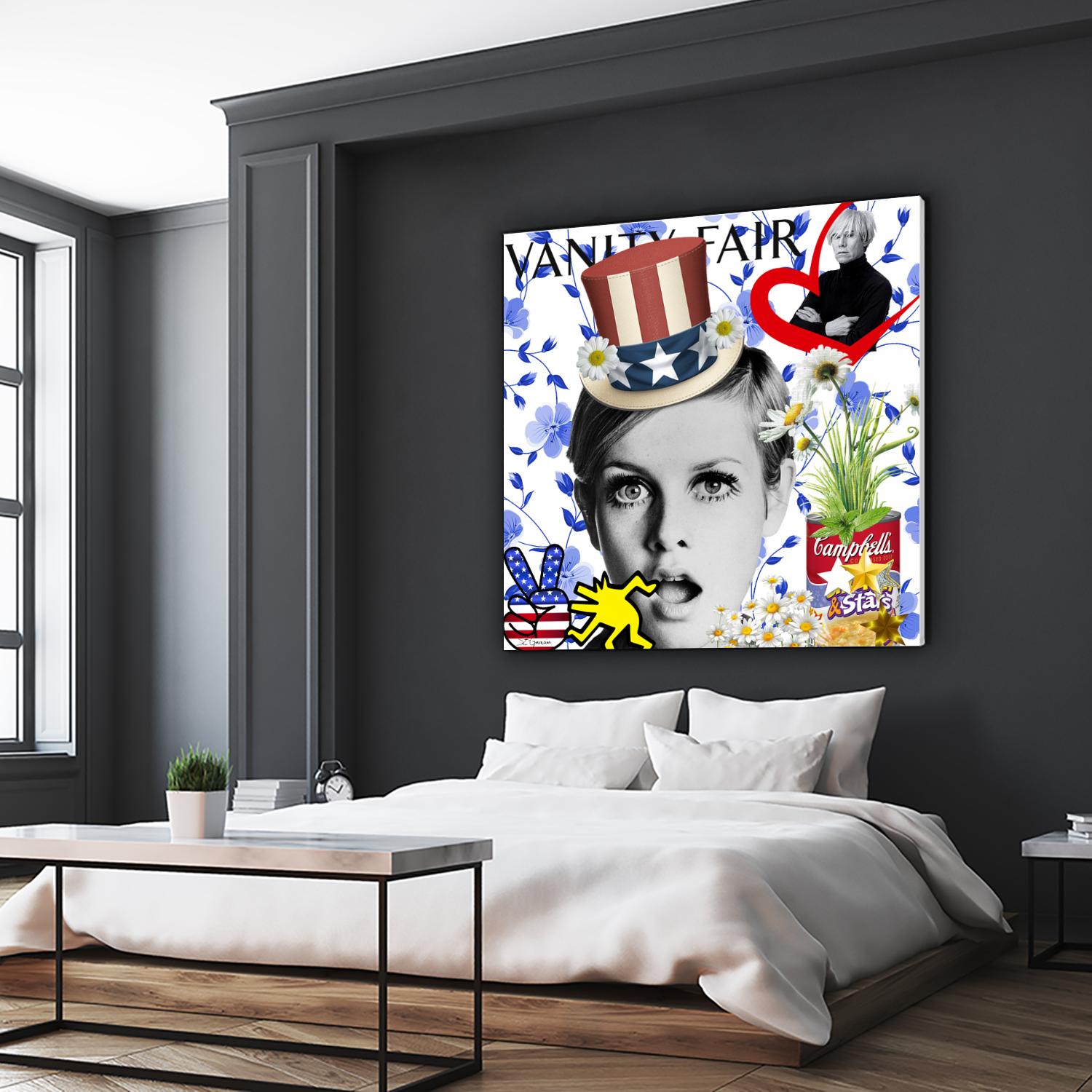 America by Carole  St-Germain on GIANT ART - red pop america